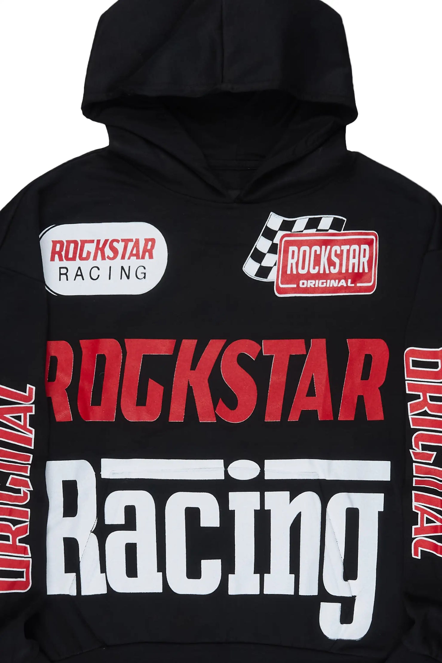 Spiller Black Graphic Hoodie