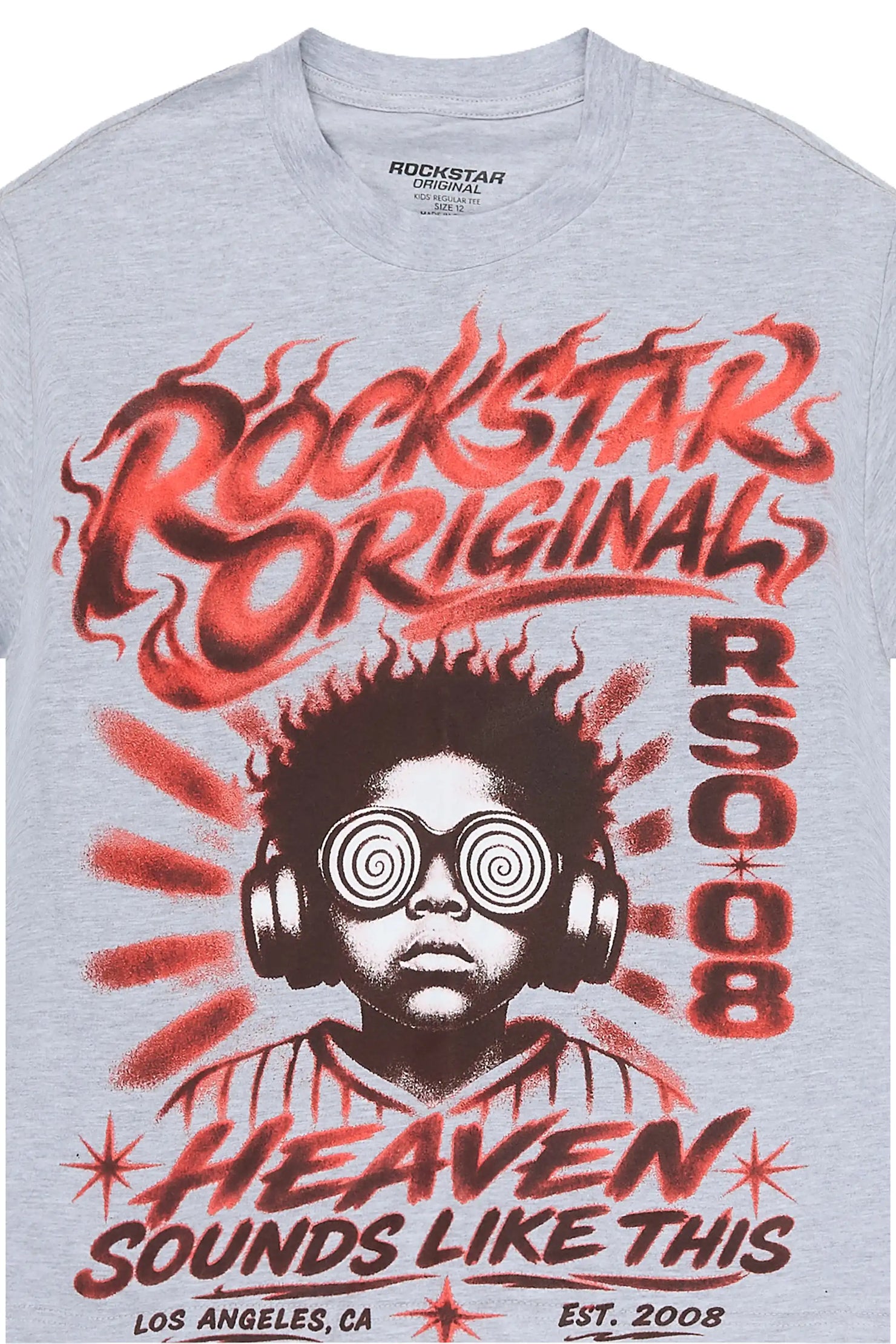 Boys Loom Heather Grey Graphic T-Shirt
