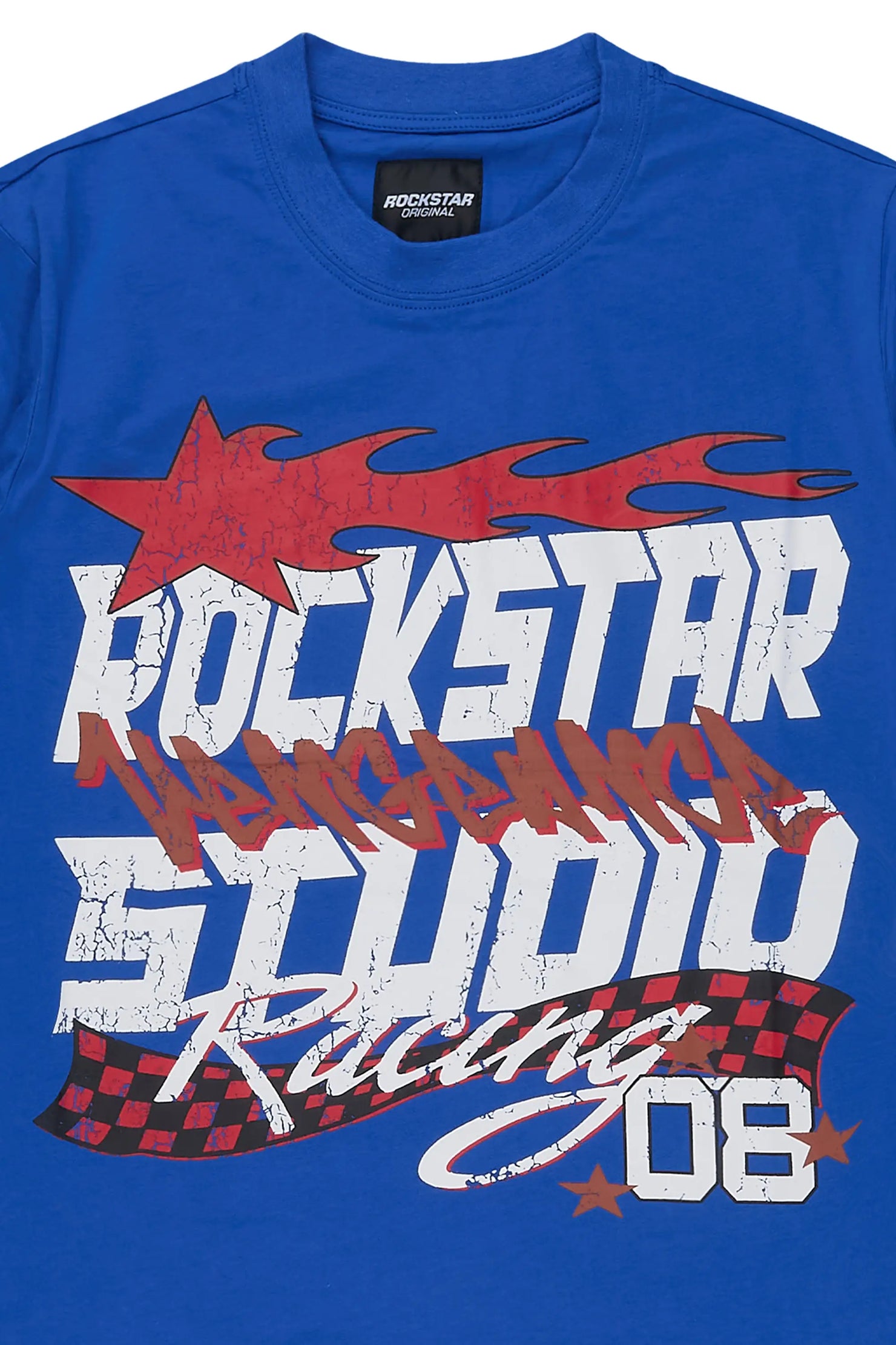 Boys Garo Royal Blue Boxy T-Shirt