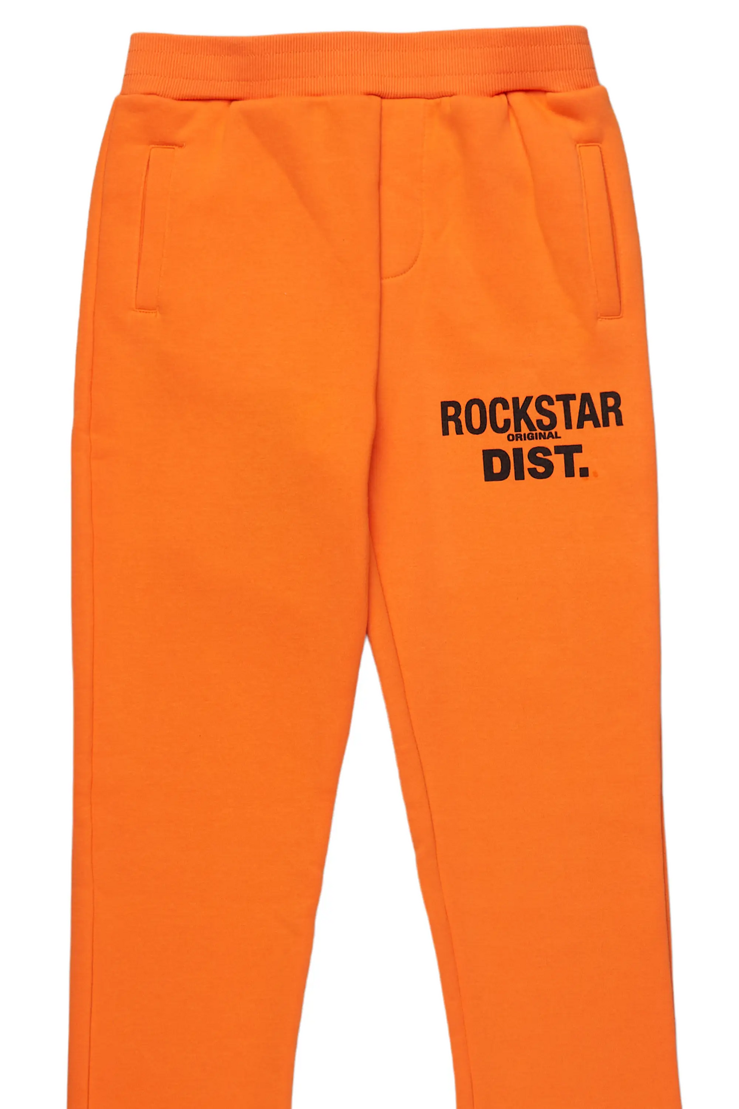 Boys Alpine Orange Stacked Trackpant