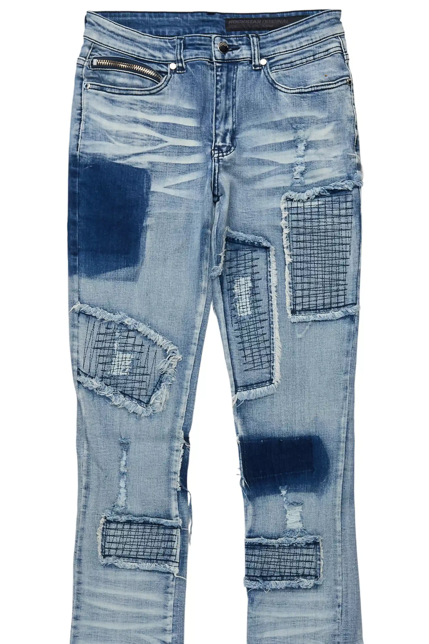Raglord Light Blue Stacked Flare Jean