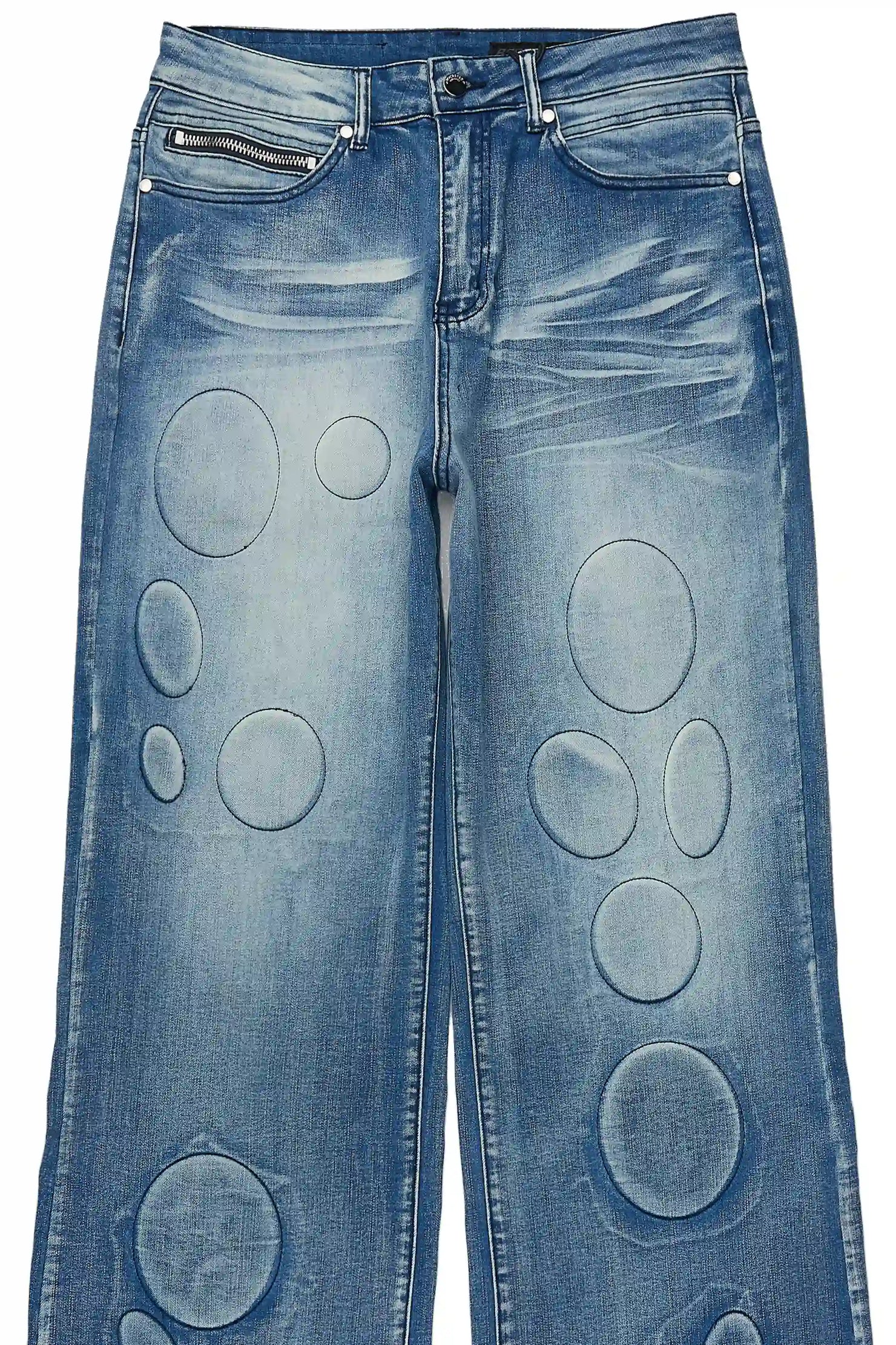 Ovol Blue Baggy Fit Jean