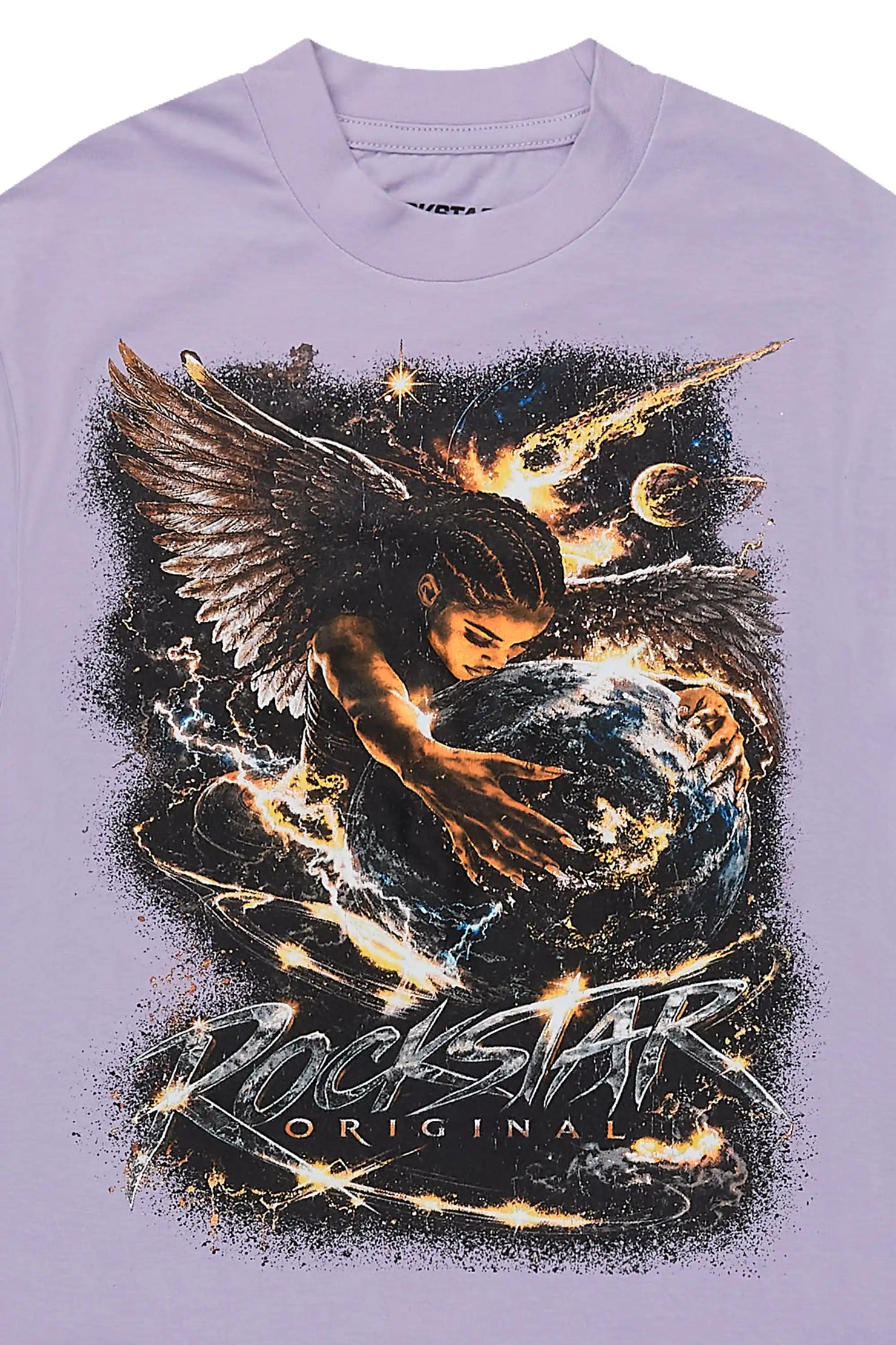 Girls Kearnly Lavender Graphic T-Shirt