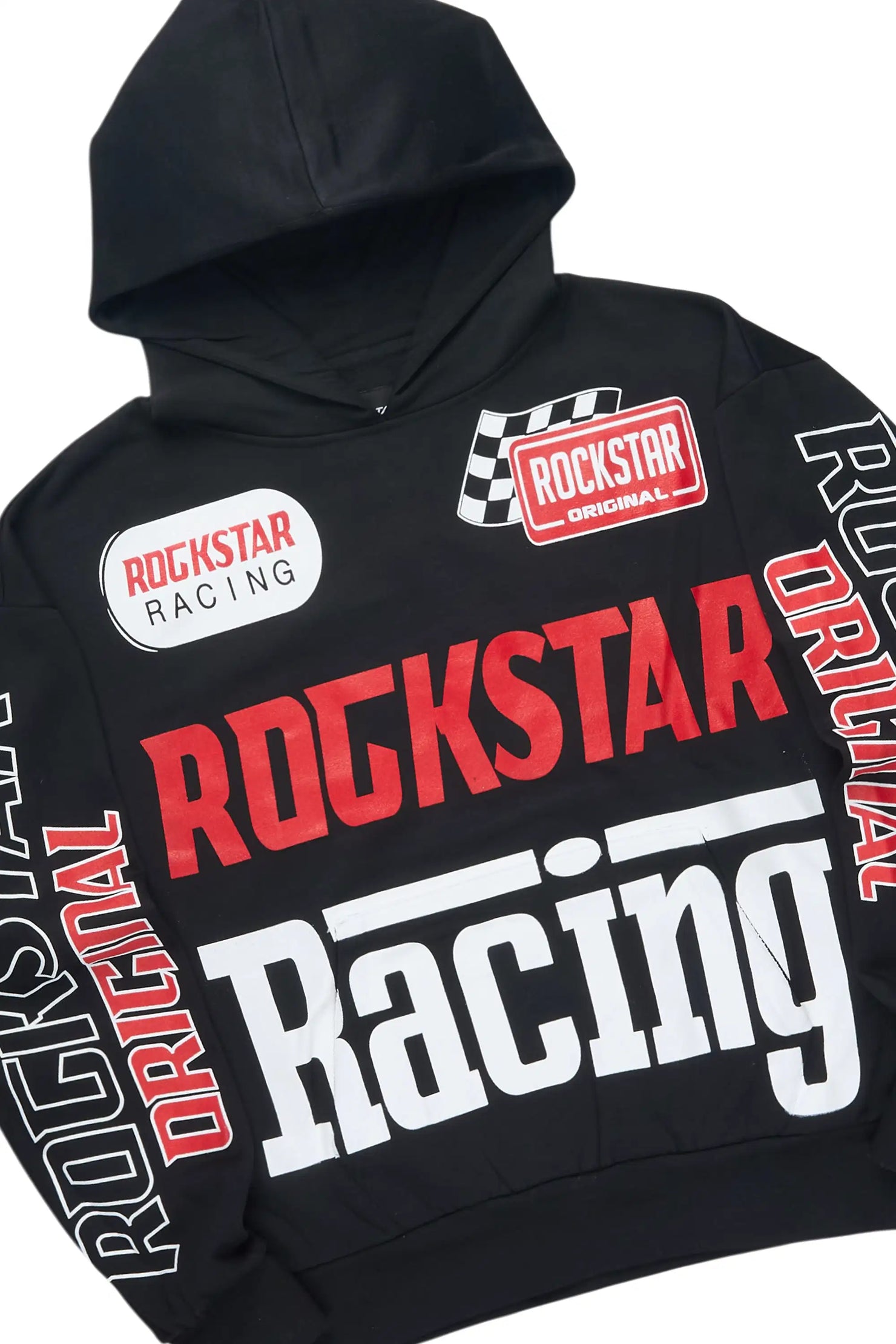 Spiller Black Hoodie Relaxed Track Set