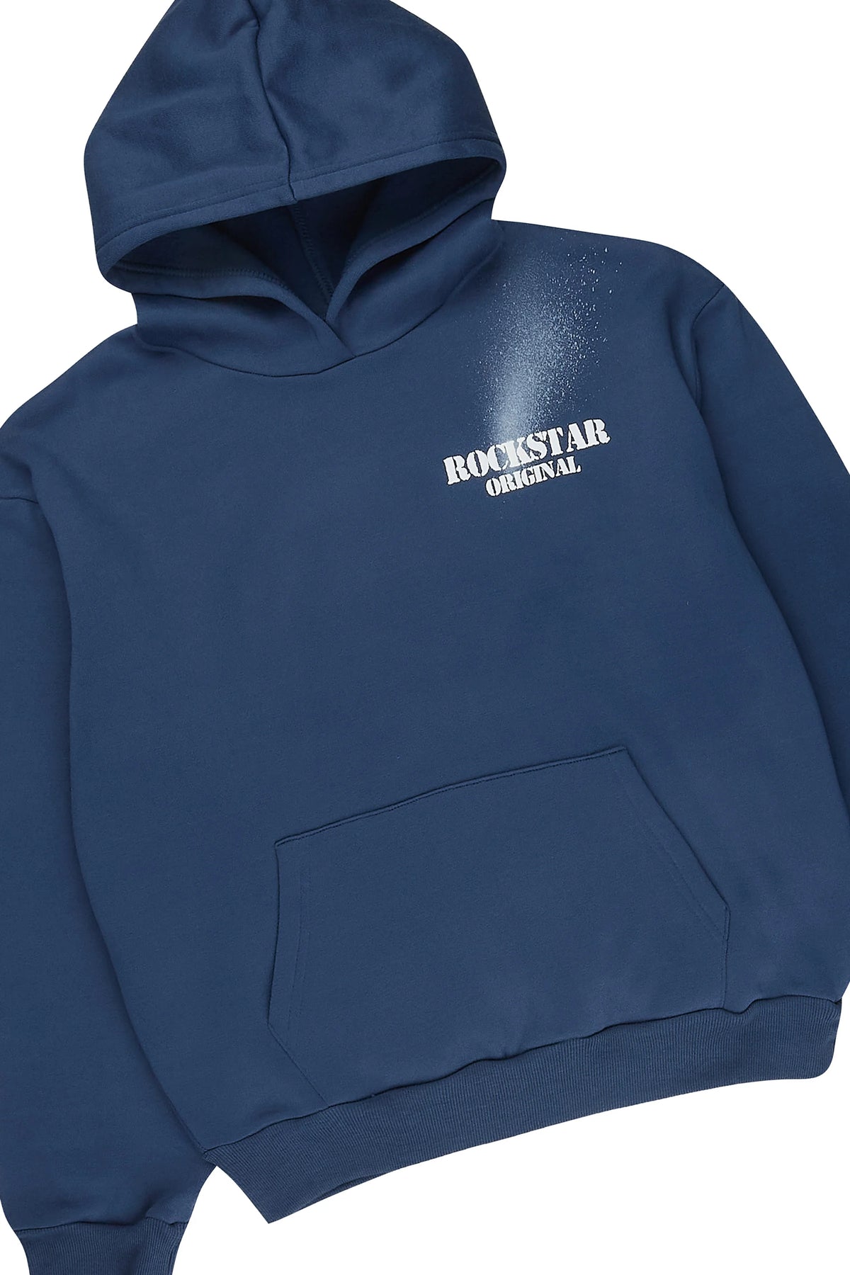 Boys Soler Navy Hoodie Stacked Track Set