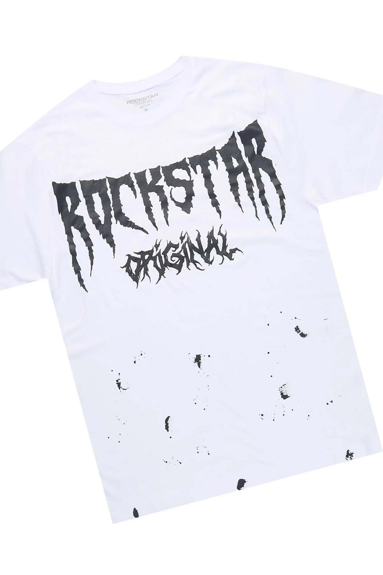 Twinkle White/Black T-Shirt/Short Set