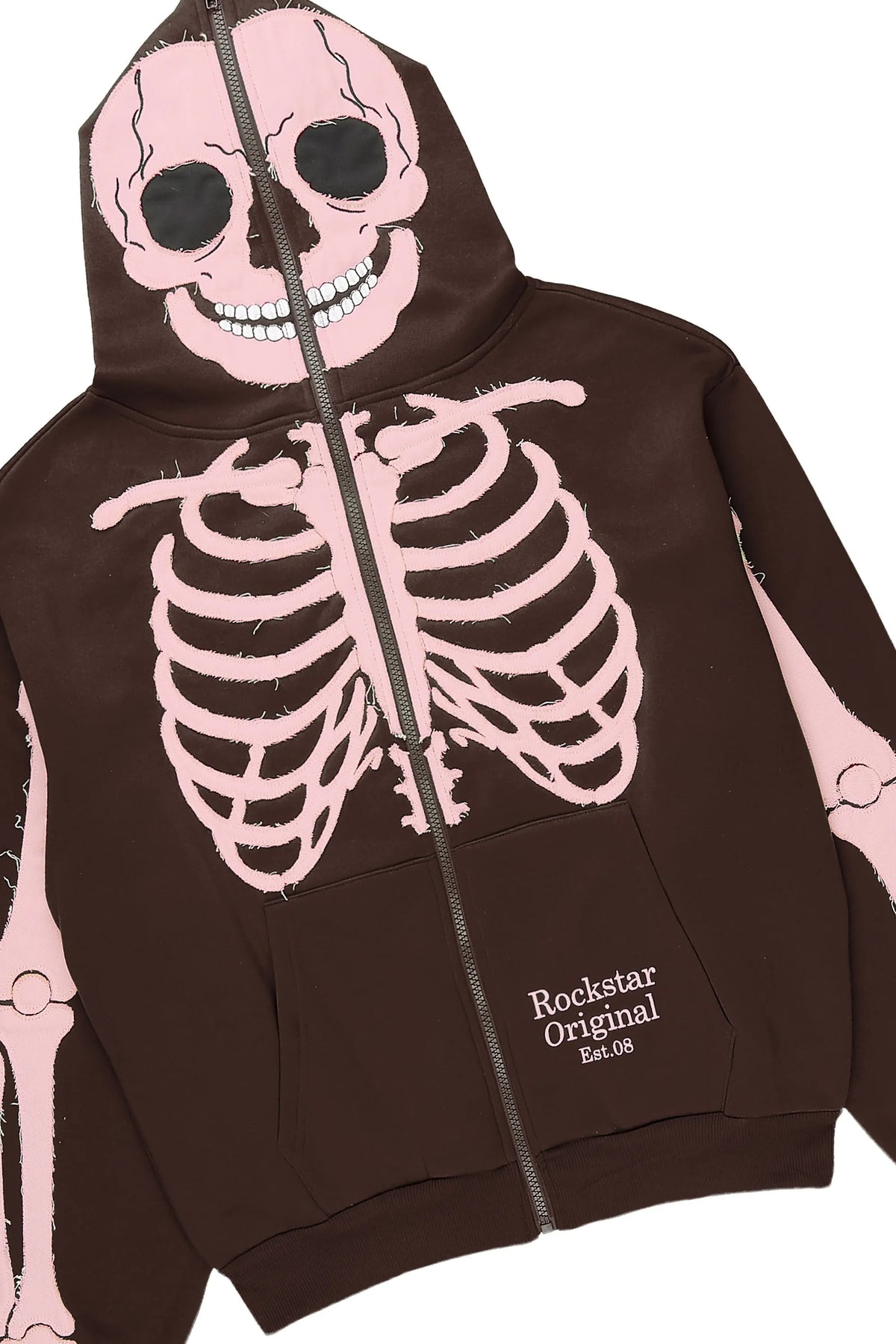 Girls Scatheia Chocolate Patch Zip Up/Baggy Track Set