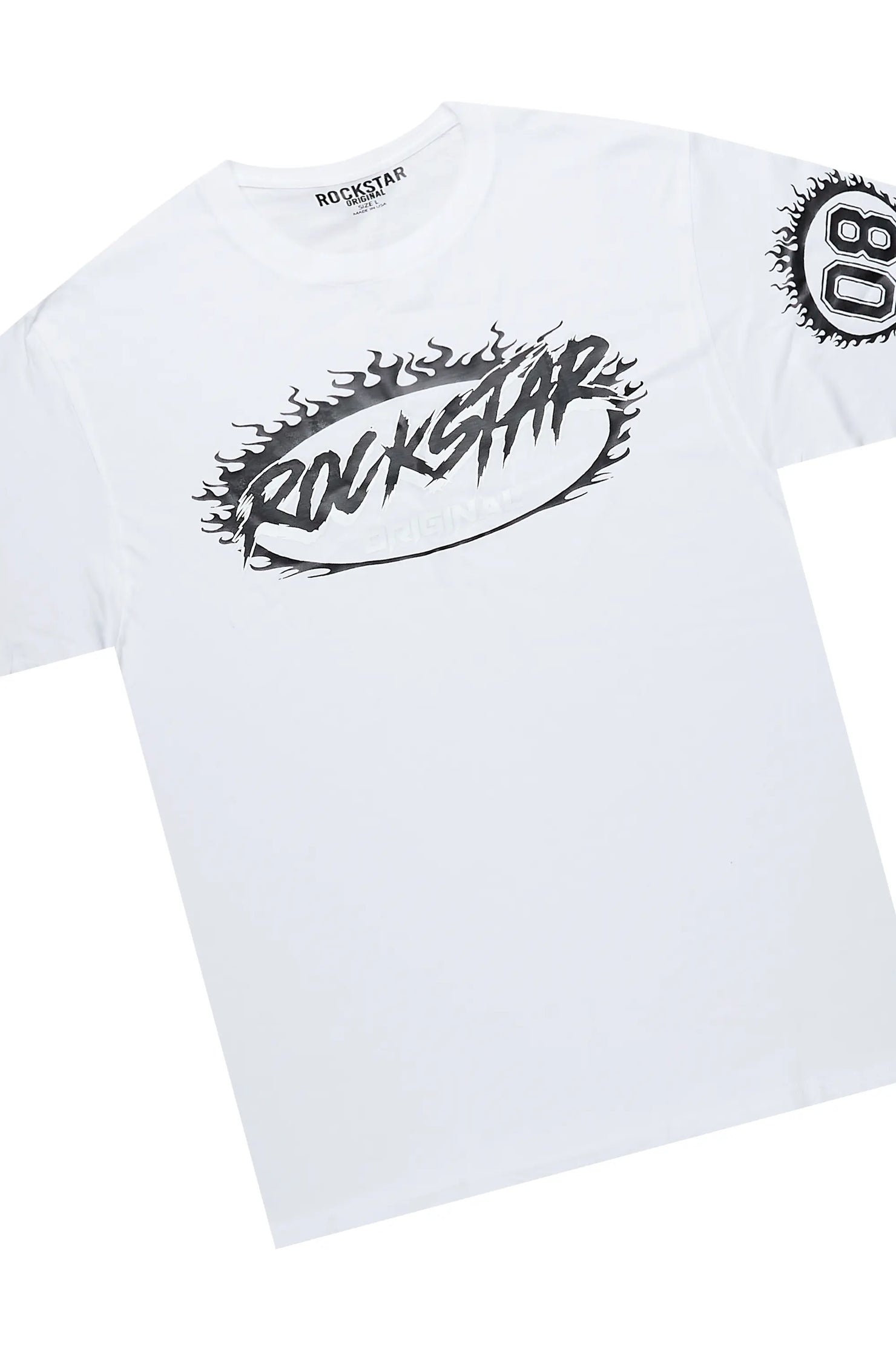 Draven White/Beige T-Shirt Stacked Flare Trackset