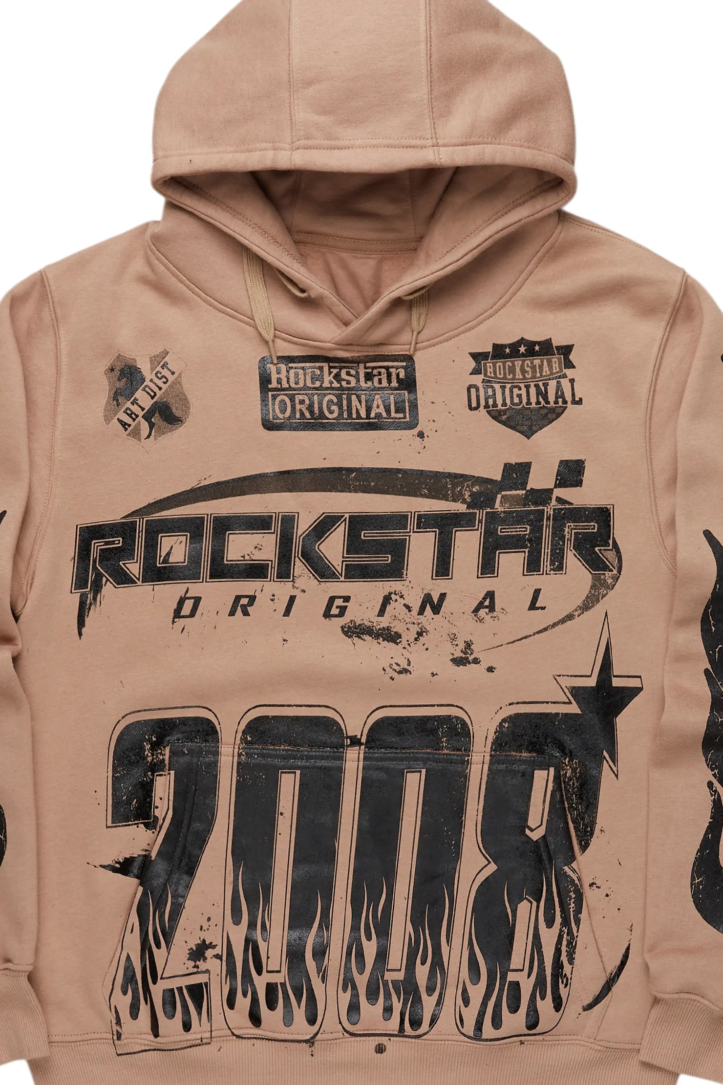 Amos Khaki Graphic Hoodie