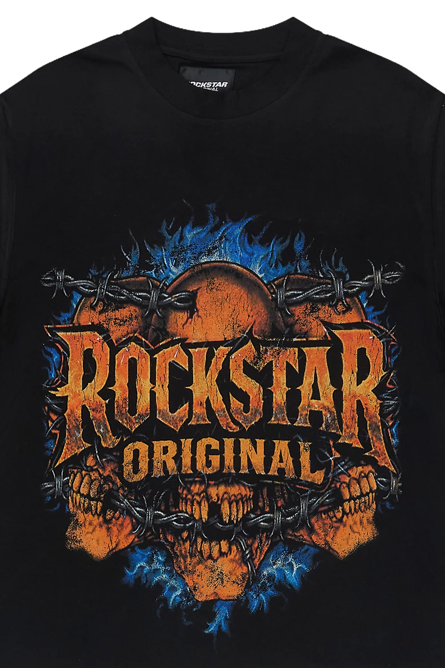 Boys Caspan Black Graphic T-Shirt