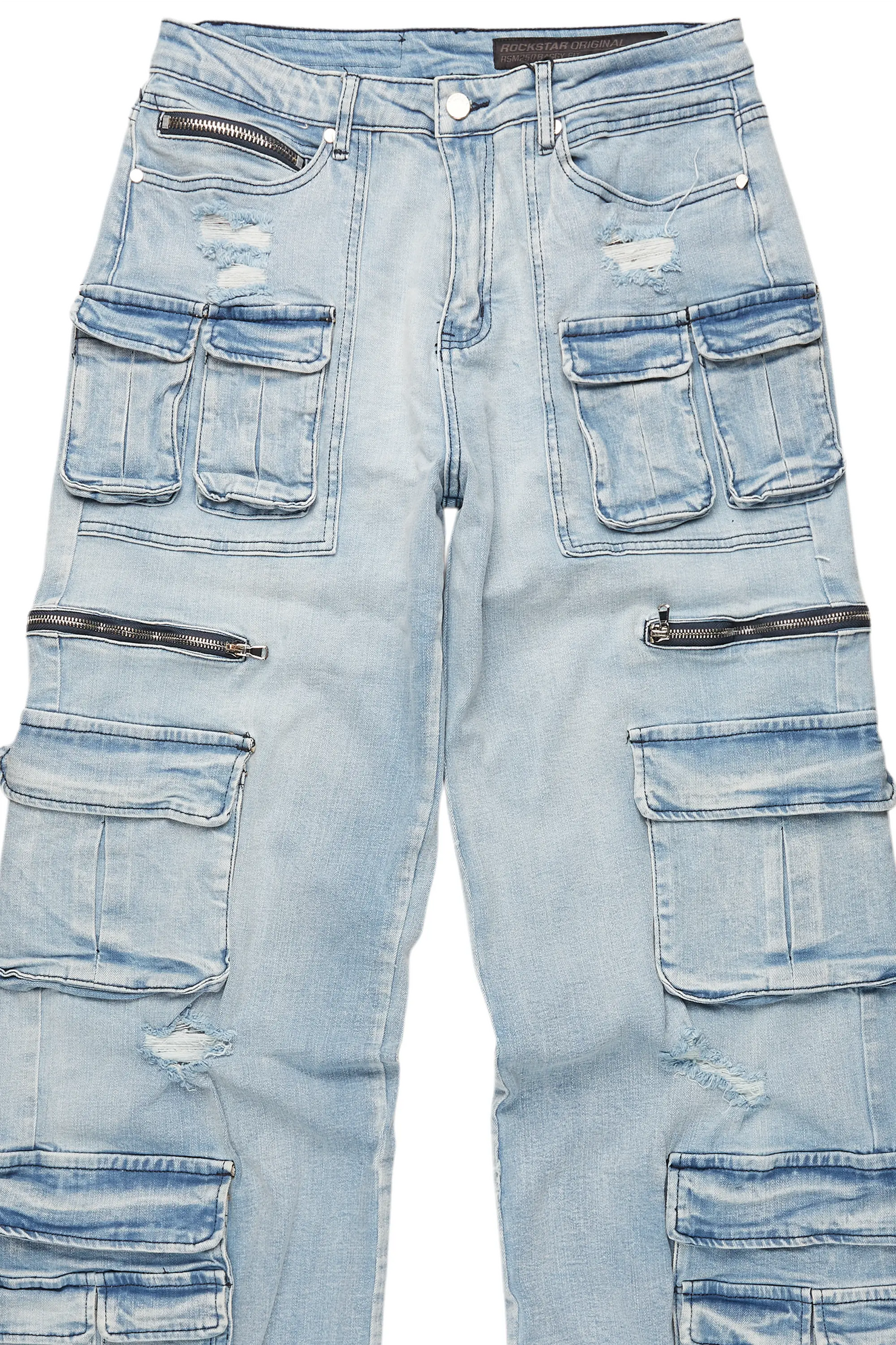 Zorig Light Blue Baggy Fit Jean