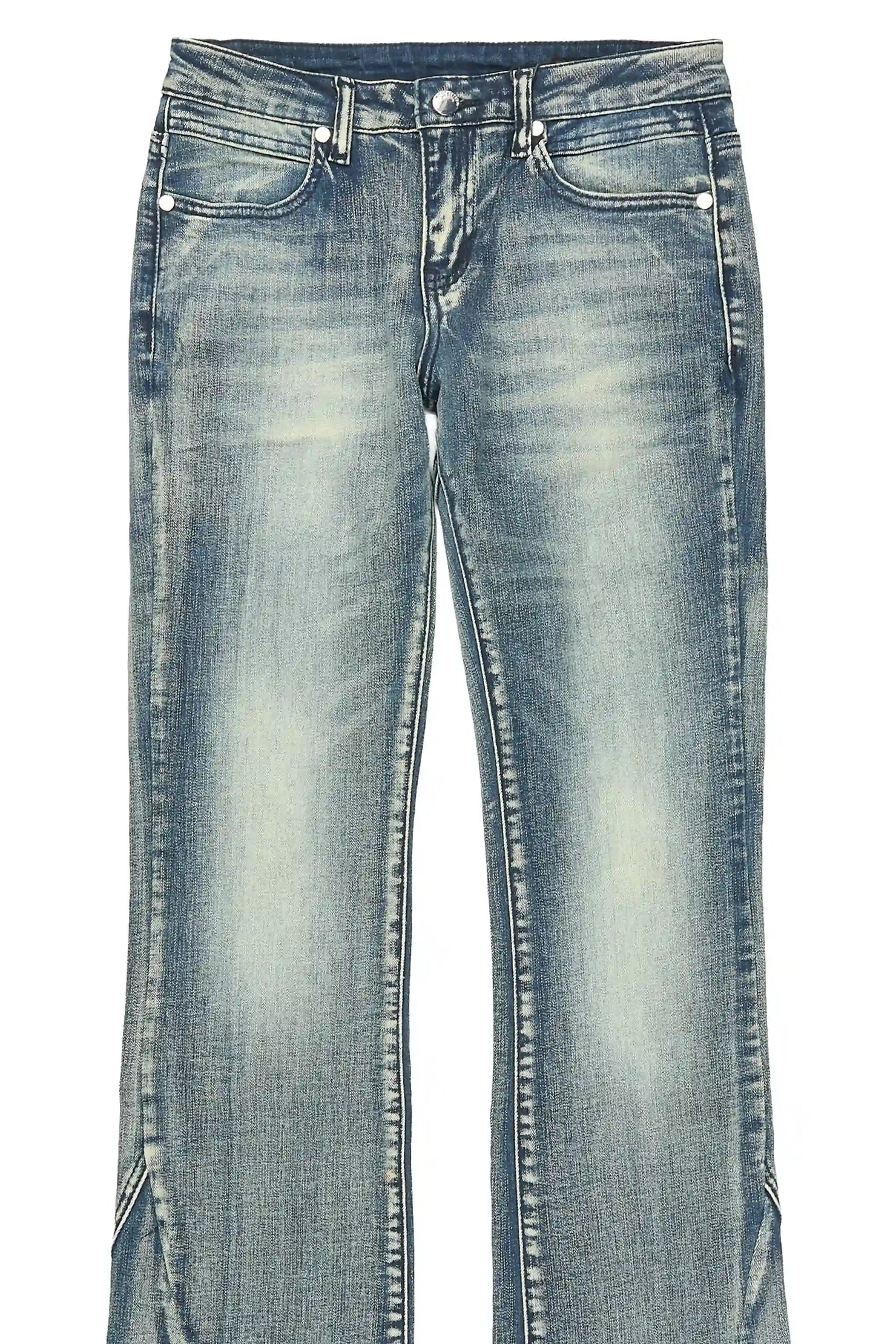 Boys Nexar Blue Stacked Flare Jean