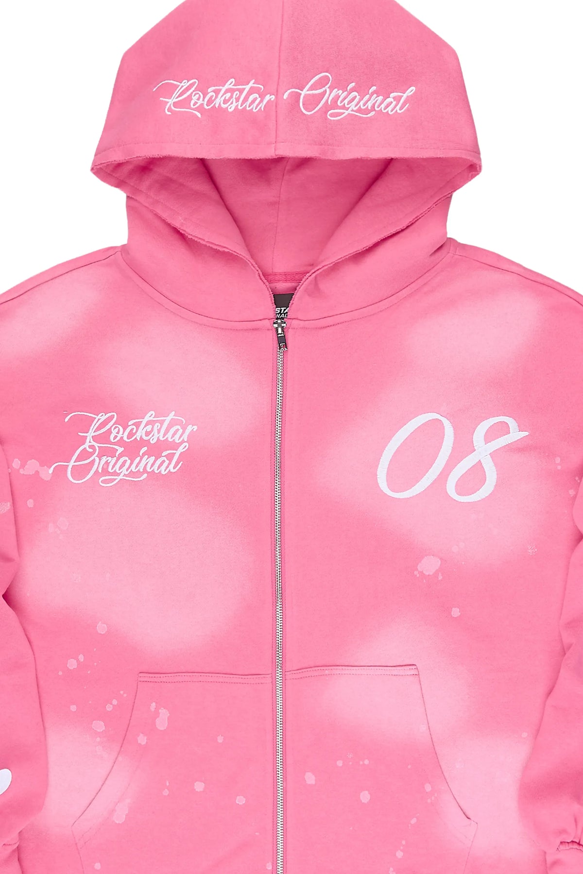 Nakesha Pink Zip Up Hoodie
