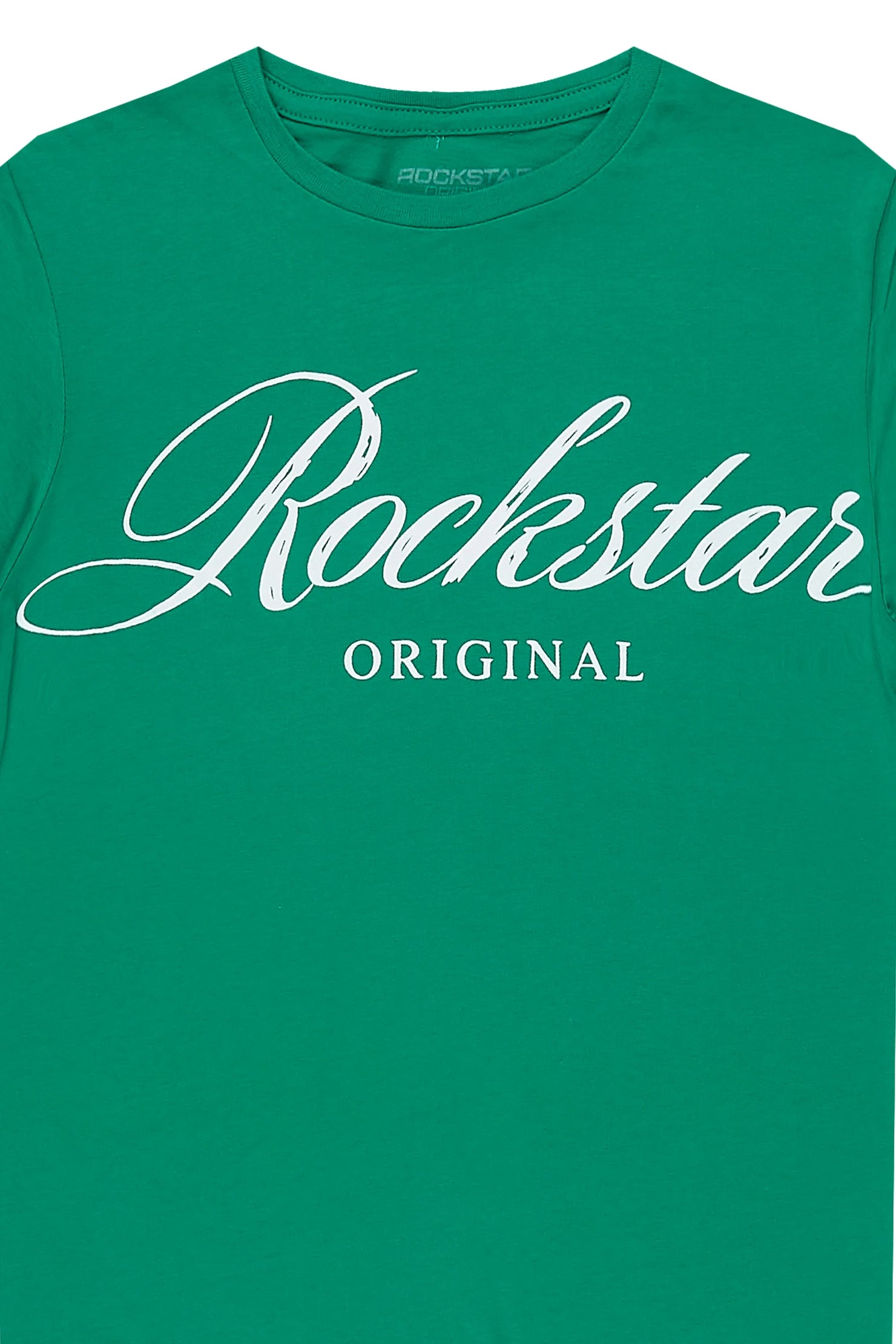 Boys Domaric Green Graphic T-Shirt