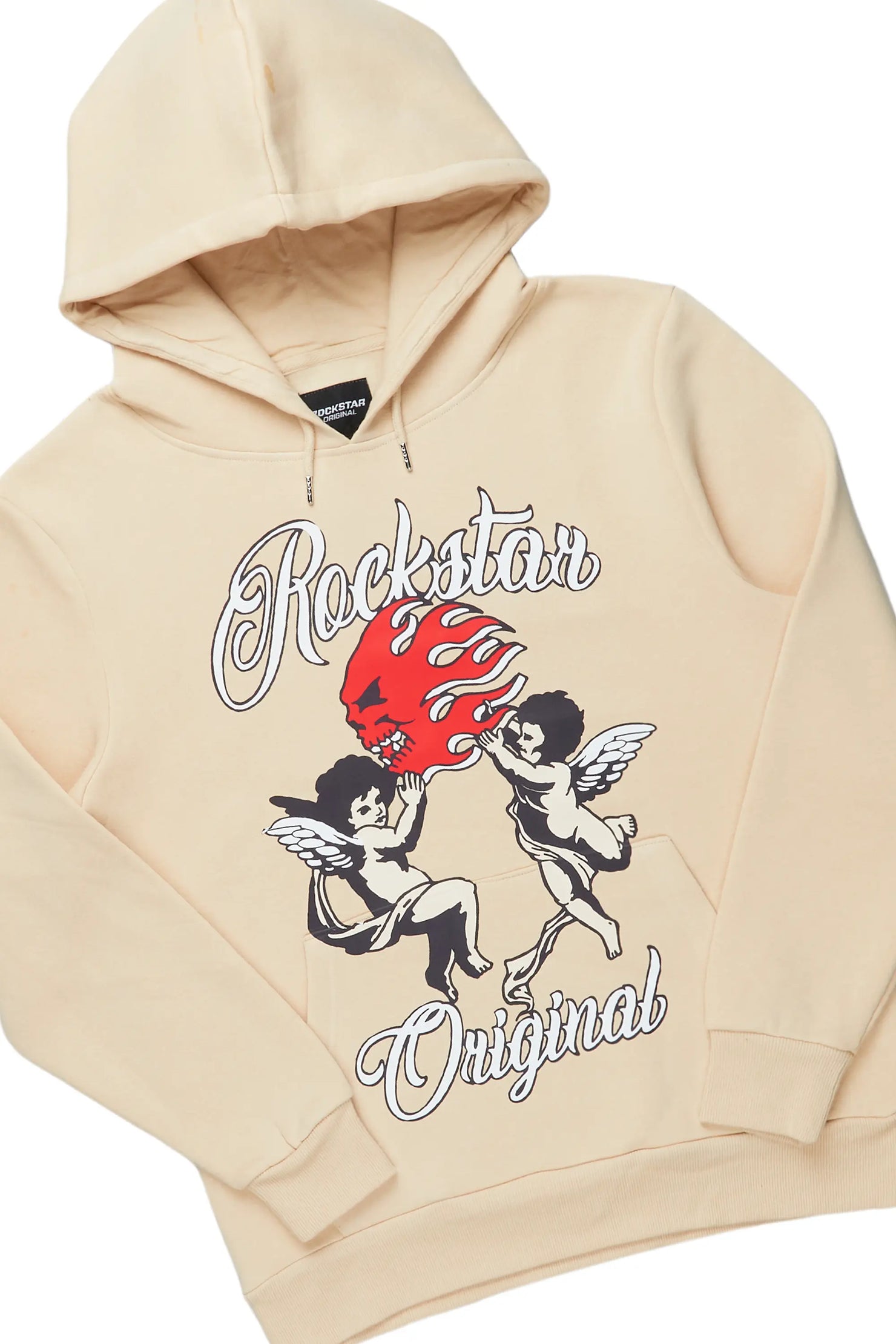 Tanner Beige Slim Fit Track Set