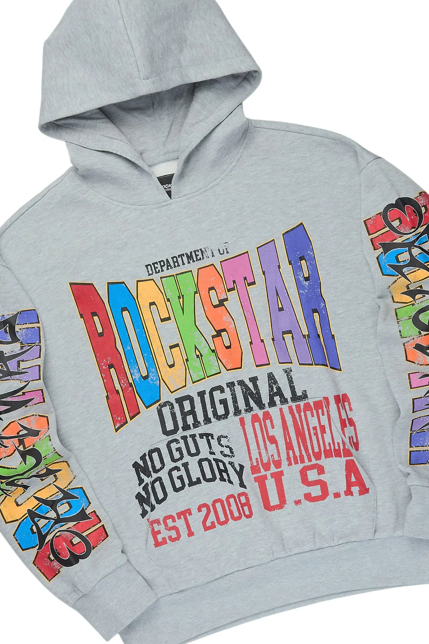 Bunt Heather Grey Hoodie/Baggy Pant Track Set