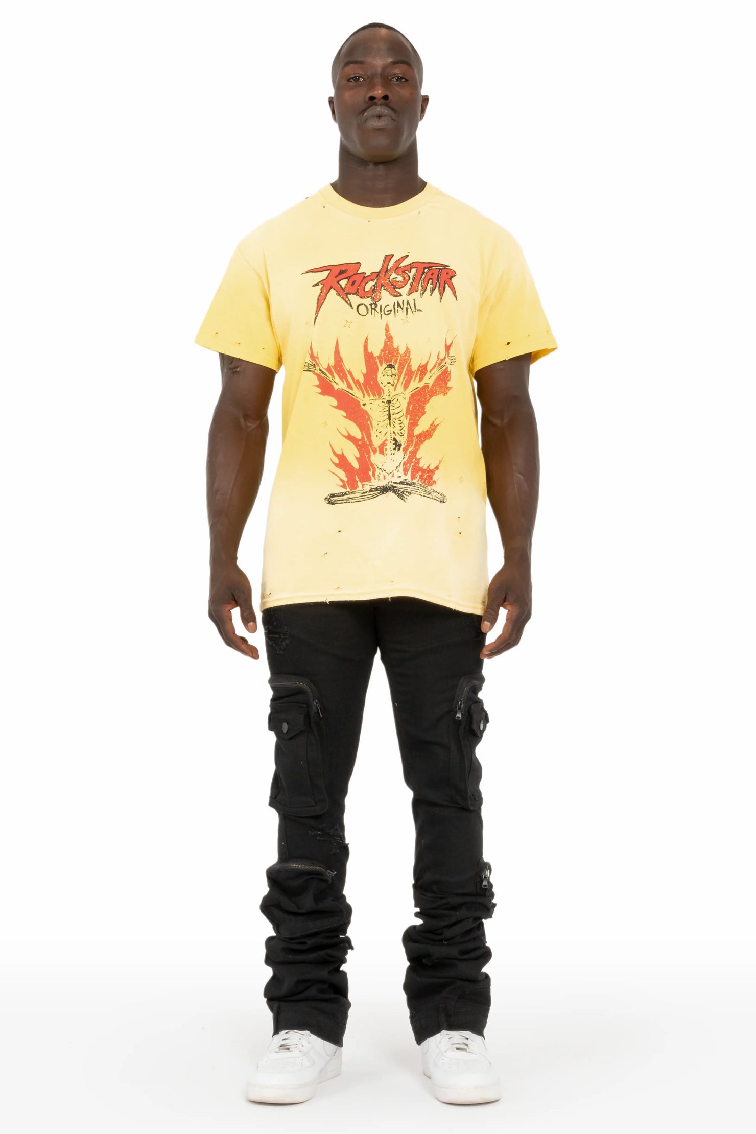 Shane Black Super Stacked Flare Jean