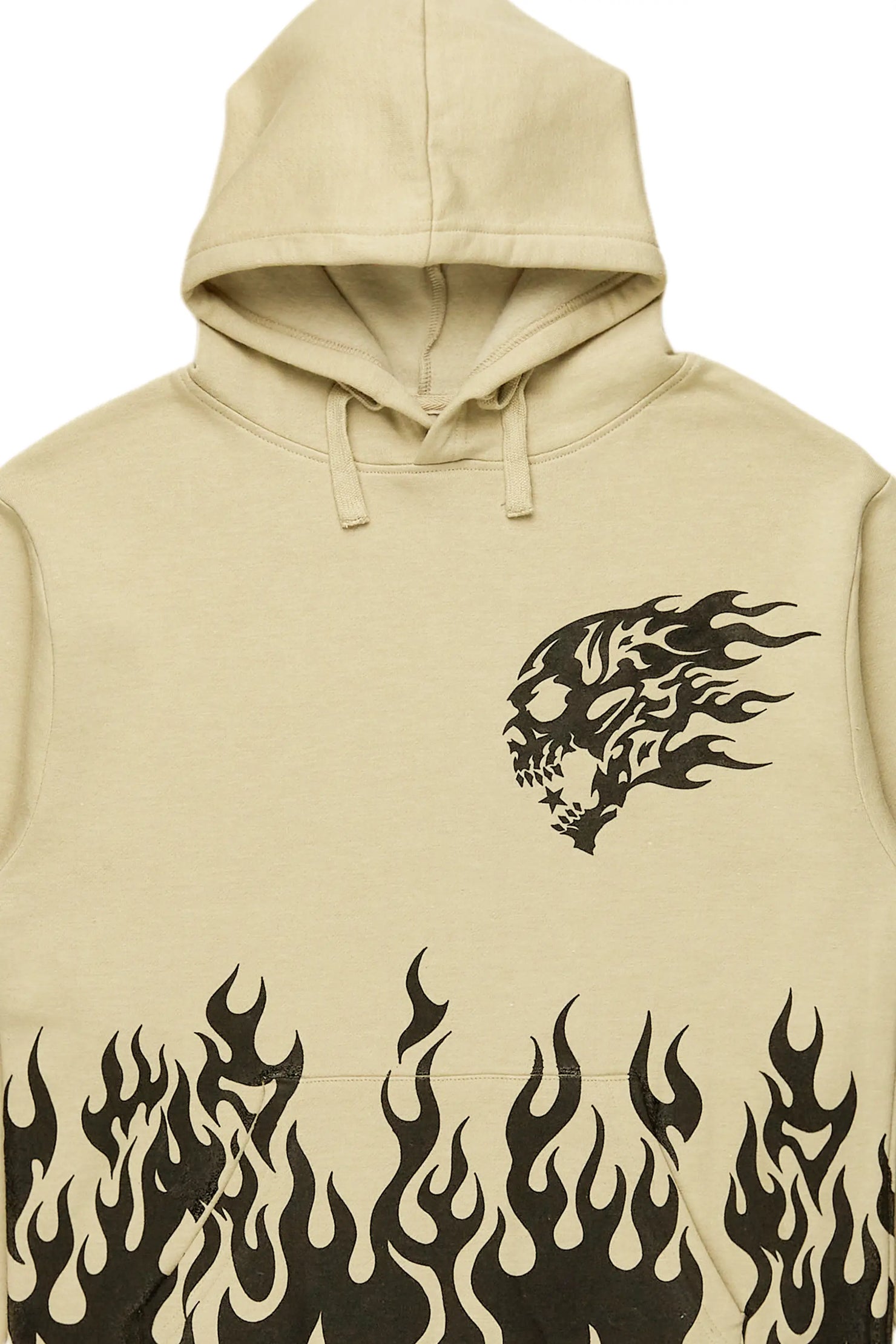 Bubble Oatmeal Graphic Hoodie