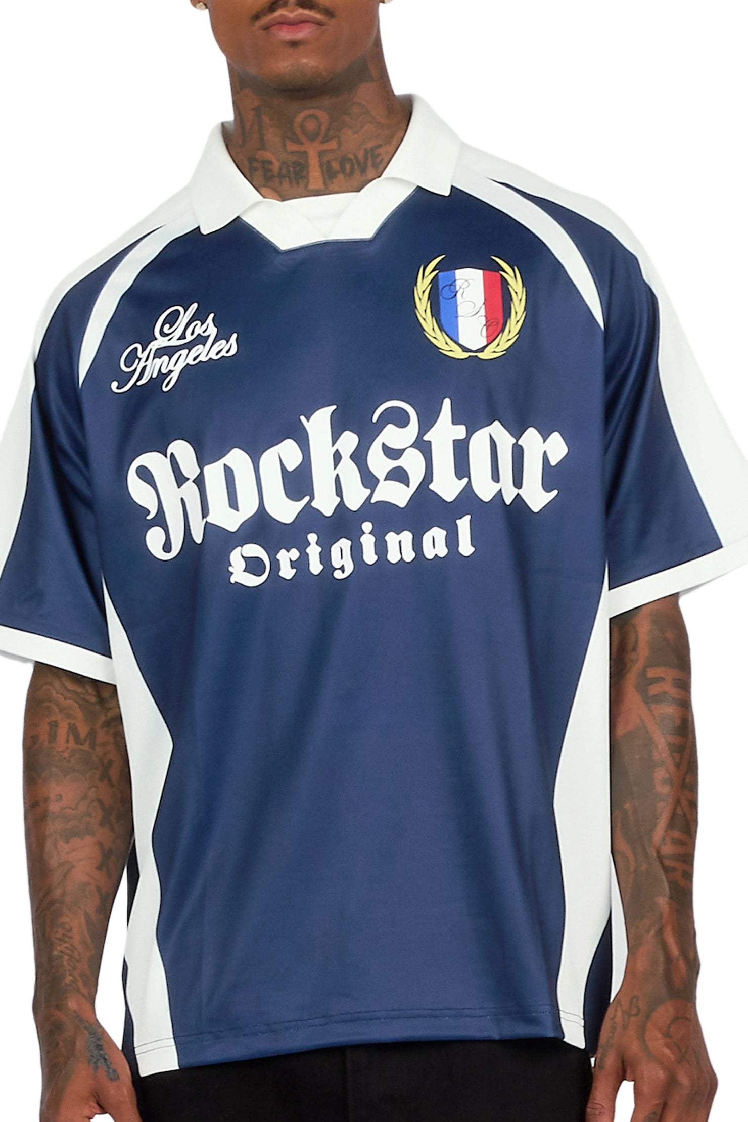 Jetter Navy Graphic Jersey