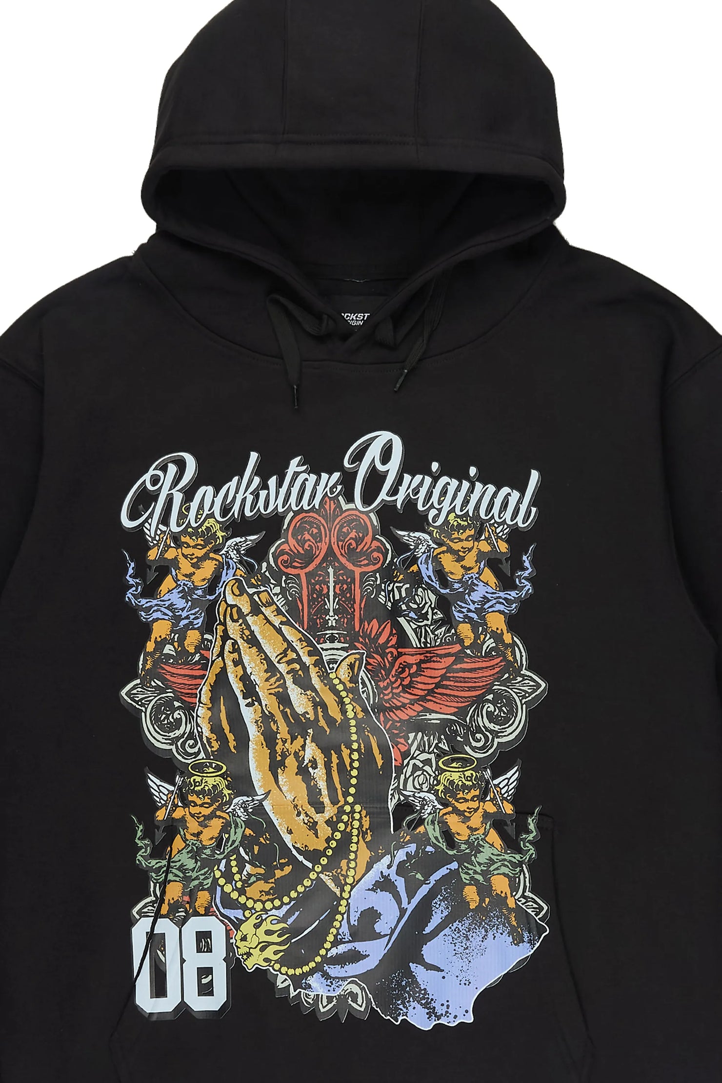 Zavien Black Graphic Hoodie