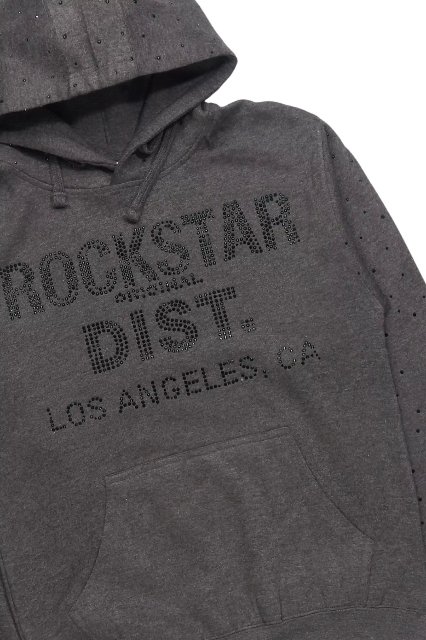 Aryka Charcoal Rhinestone Hoodie