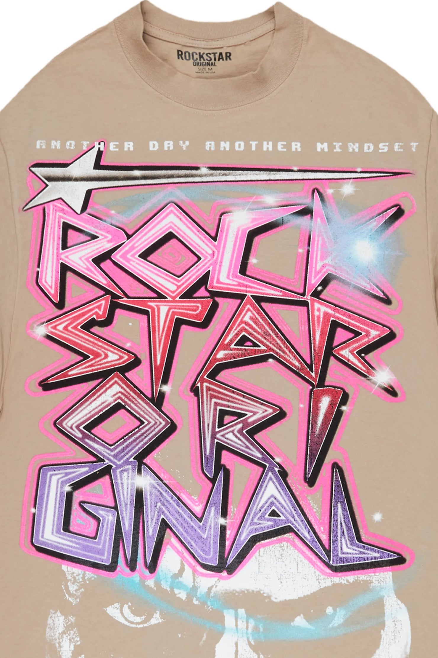 Tikiara Beige Mega Oversized Tee