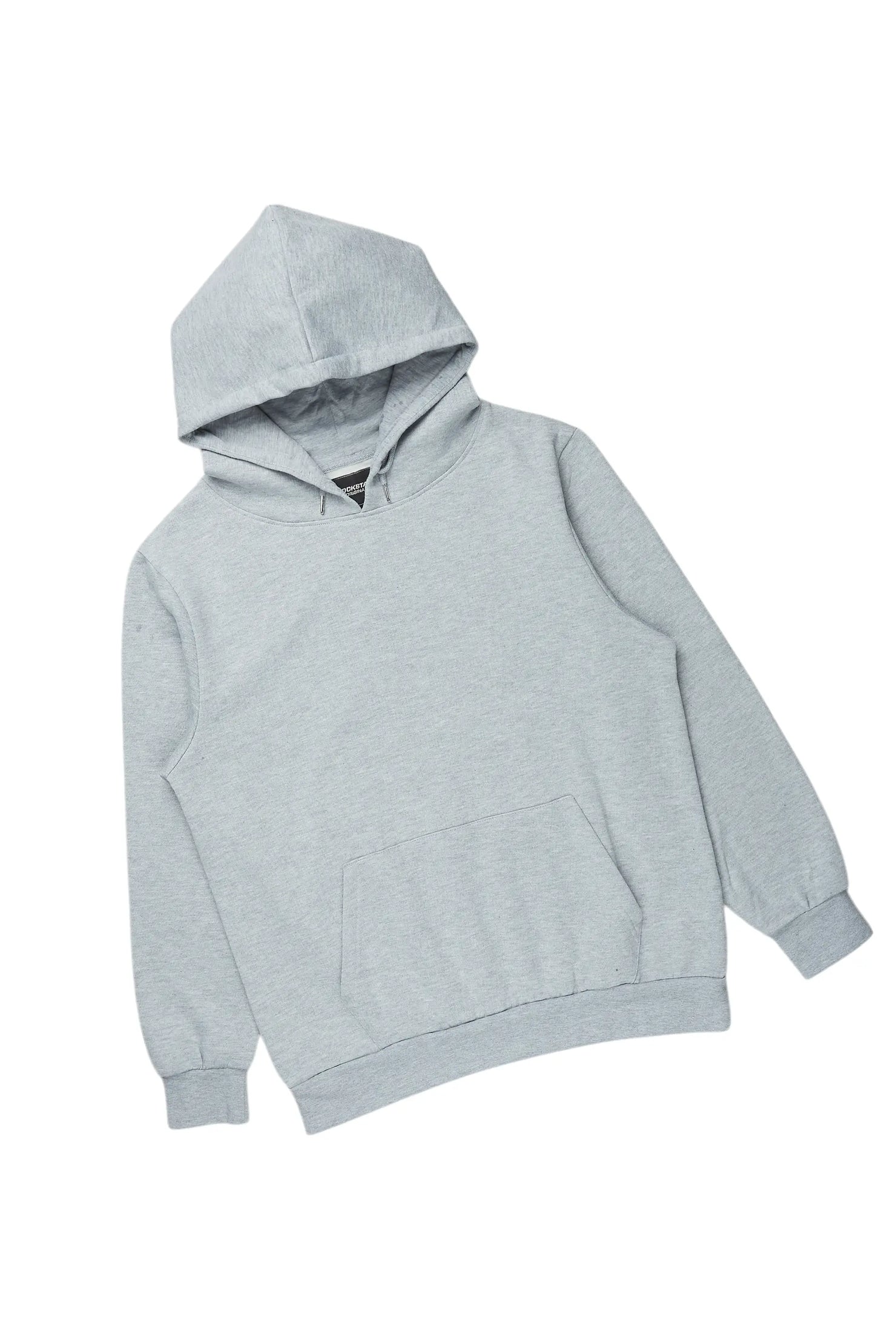 Basic Heather Grey Hoodie/Stacked Flare Track Set