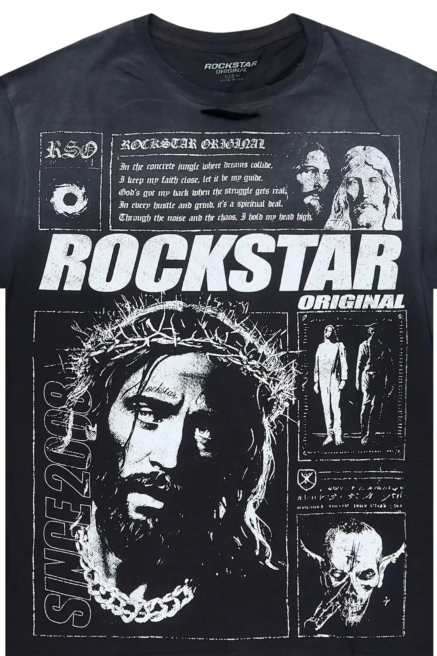 Talmon Black Graphic T-Shirt