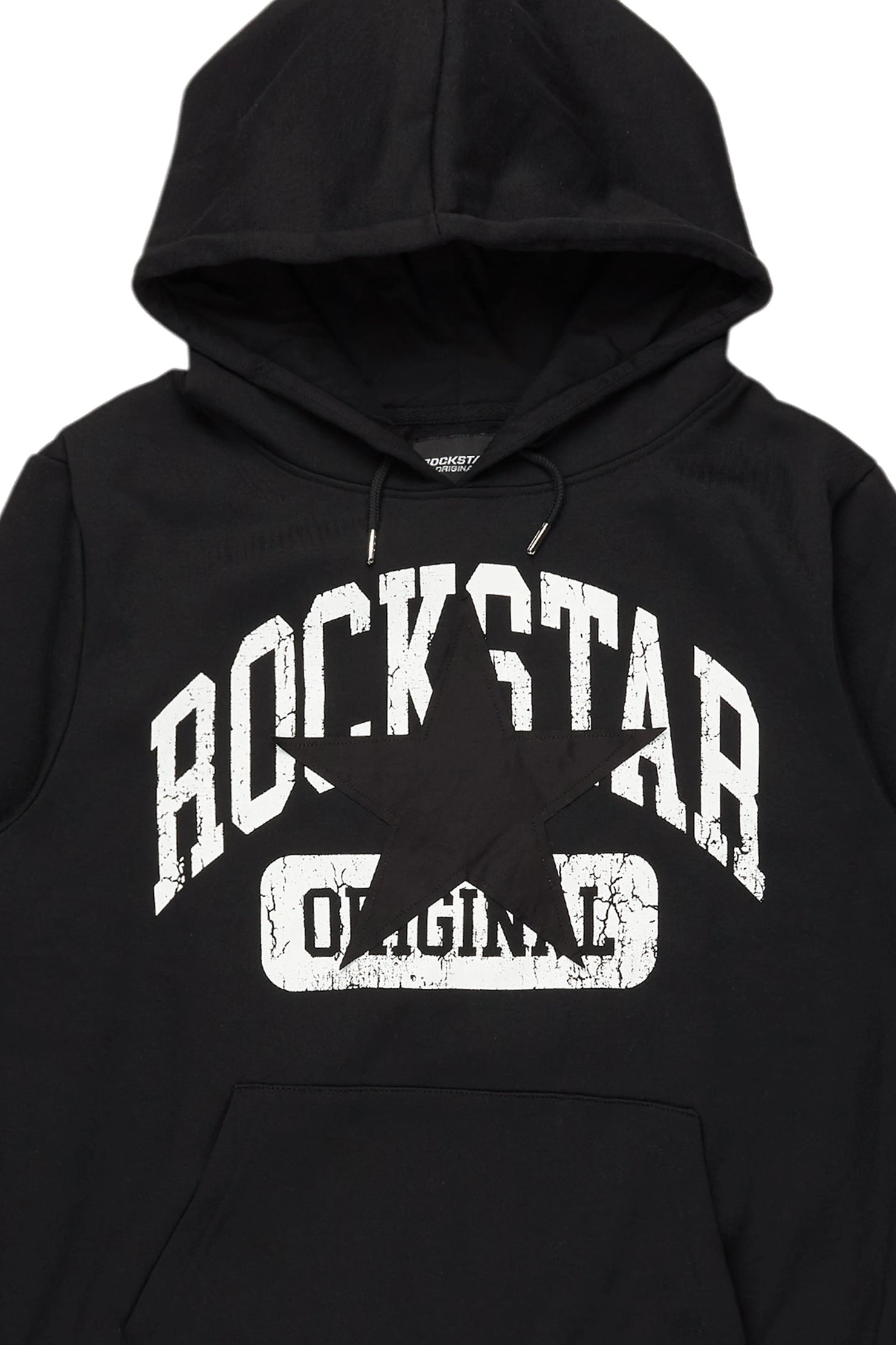 Mallor Black/White Graphic Hoodie
