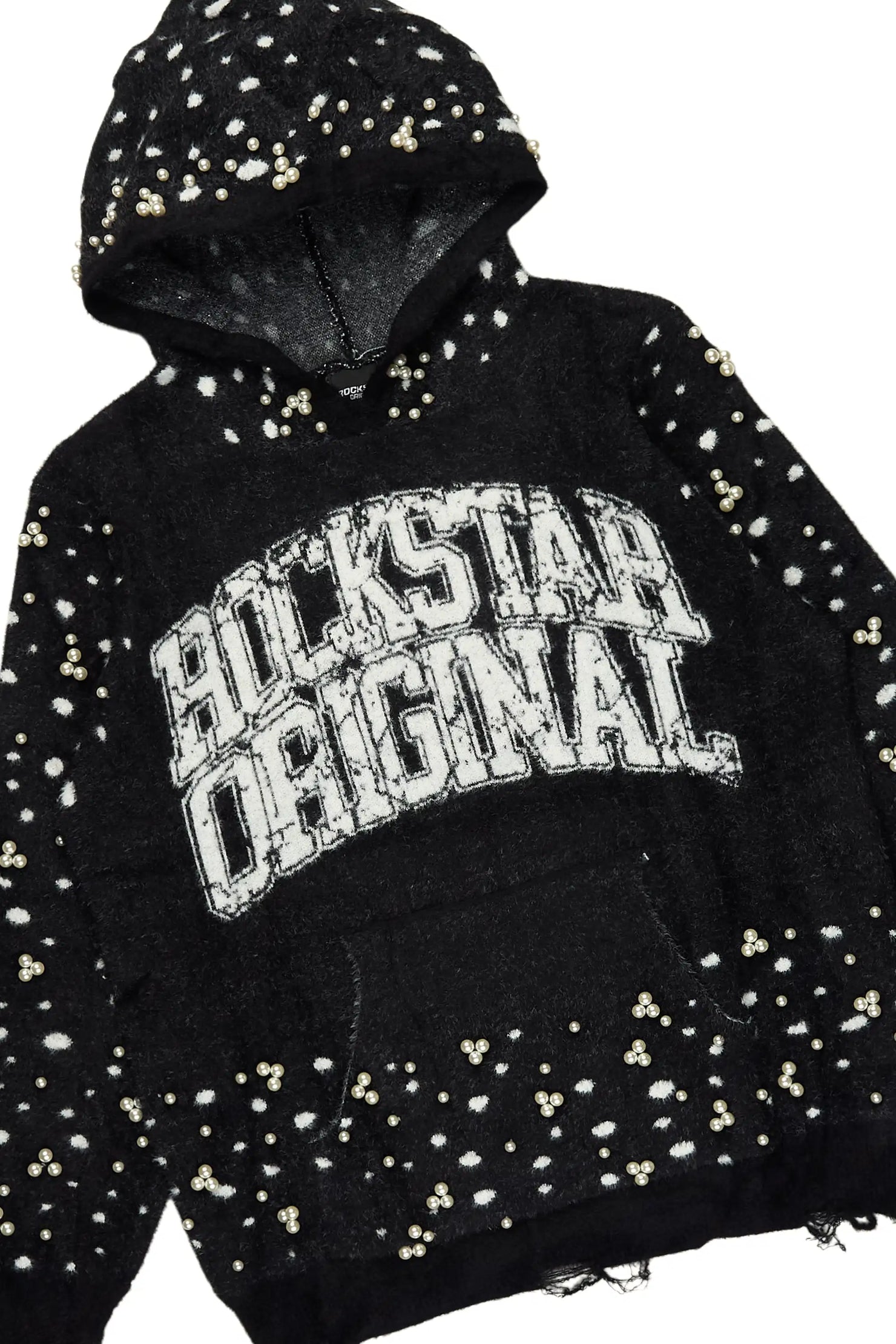 Peril Black Pearl Stone Hoodie Stacked Flare Track Set