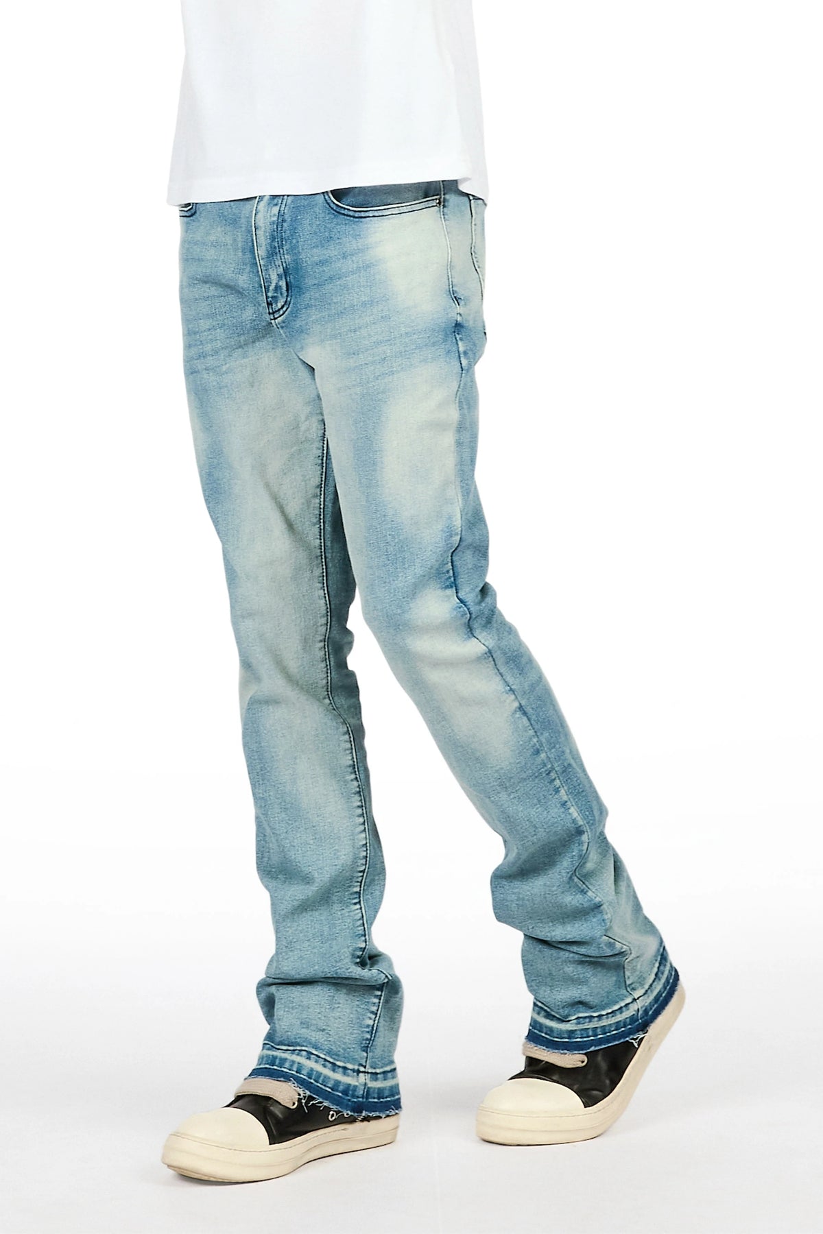 Callier Medium Blue Stacked Jean