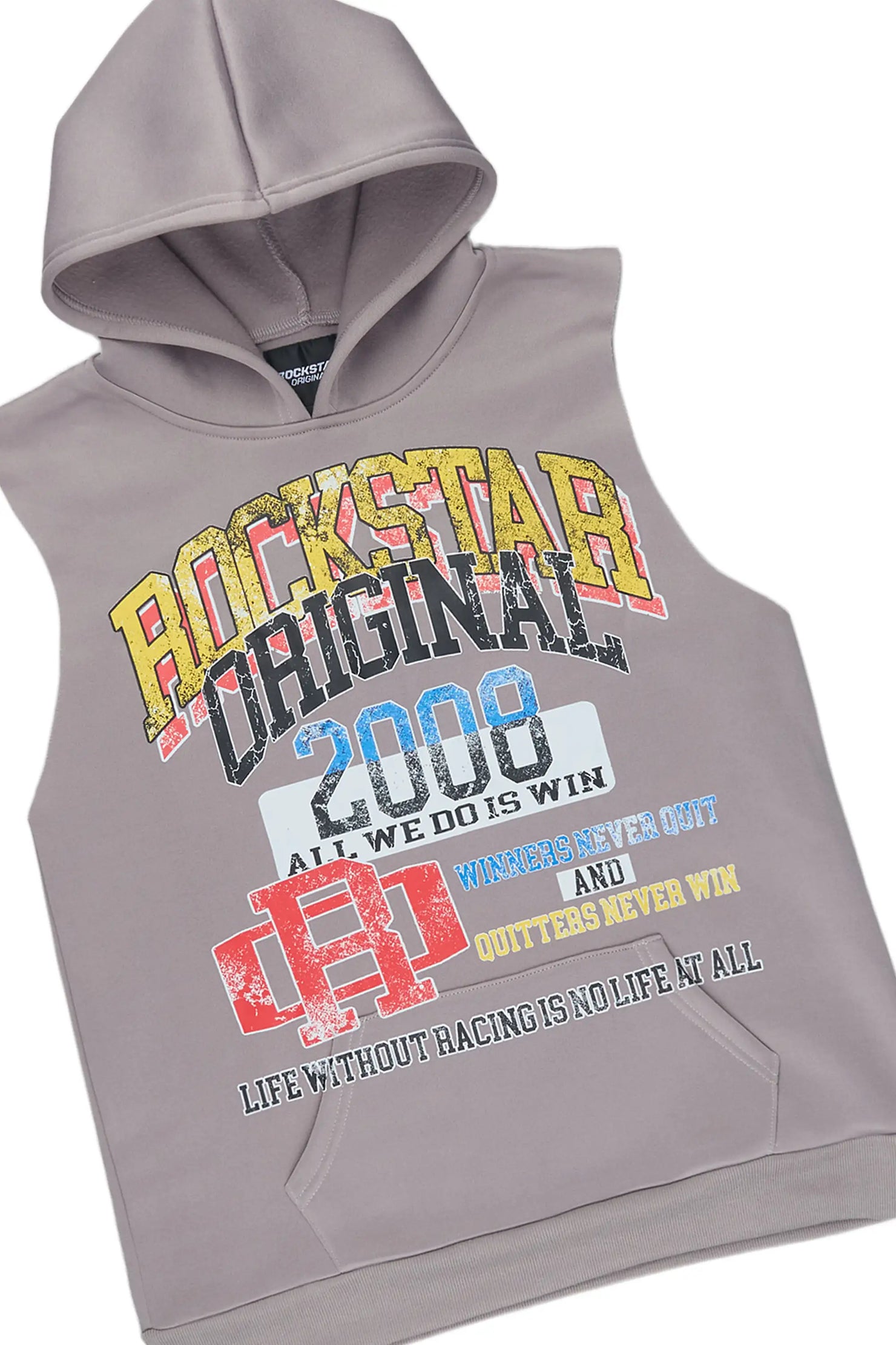 Boys Colorful Grey/Multi Short Set
