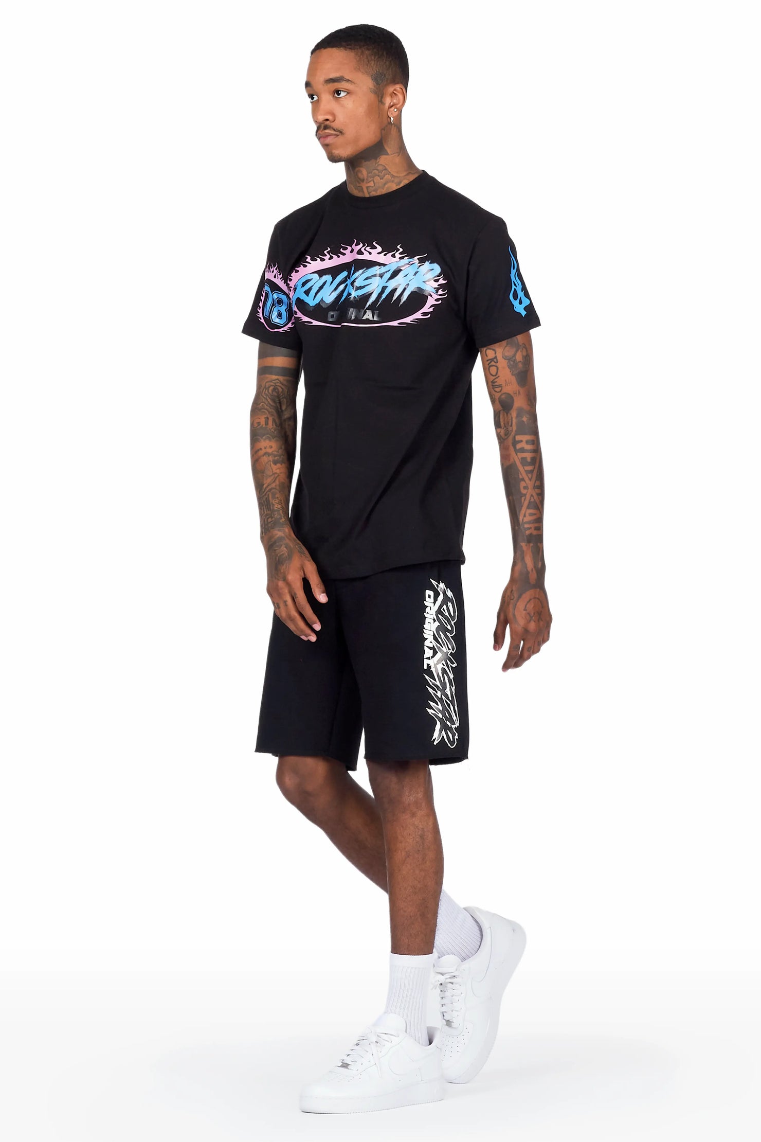 Draven 2.0 Black T-Shirt Short Set