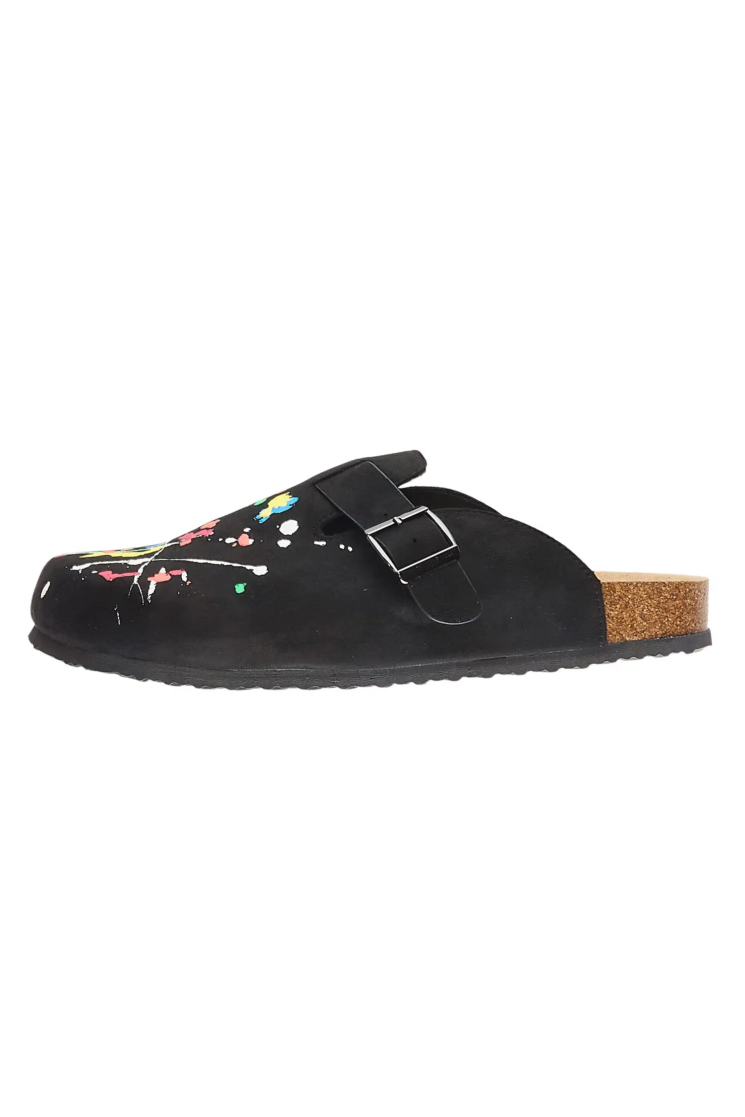 Womens Art Dist Black Suede Mule