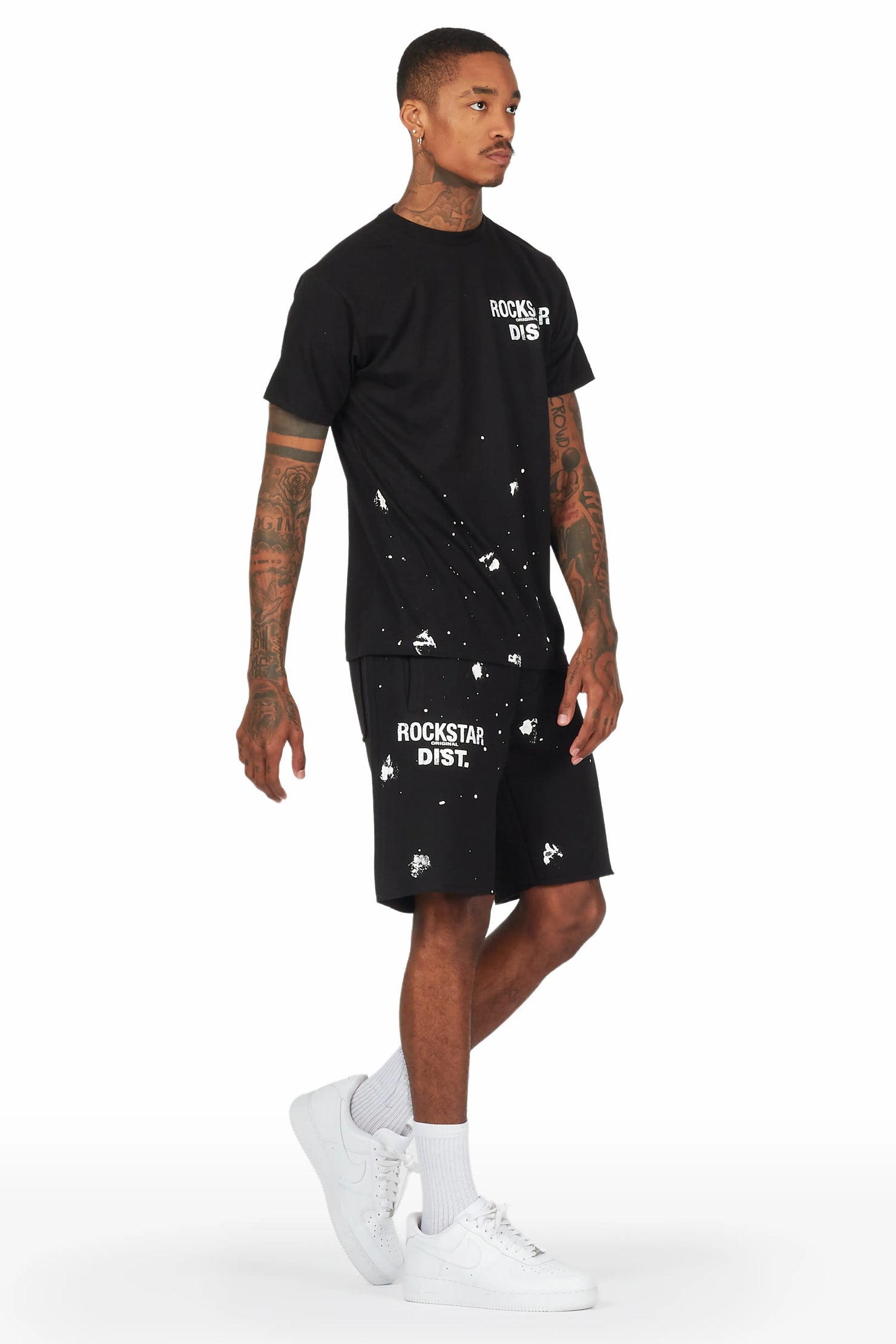 Jaco Black T-Shirt Short Set