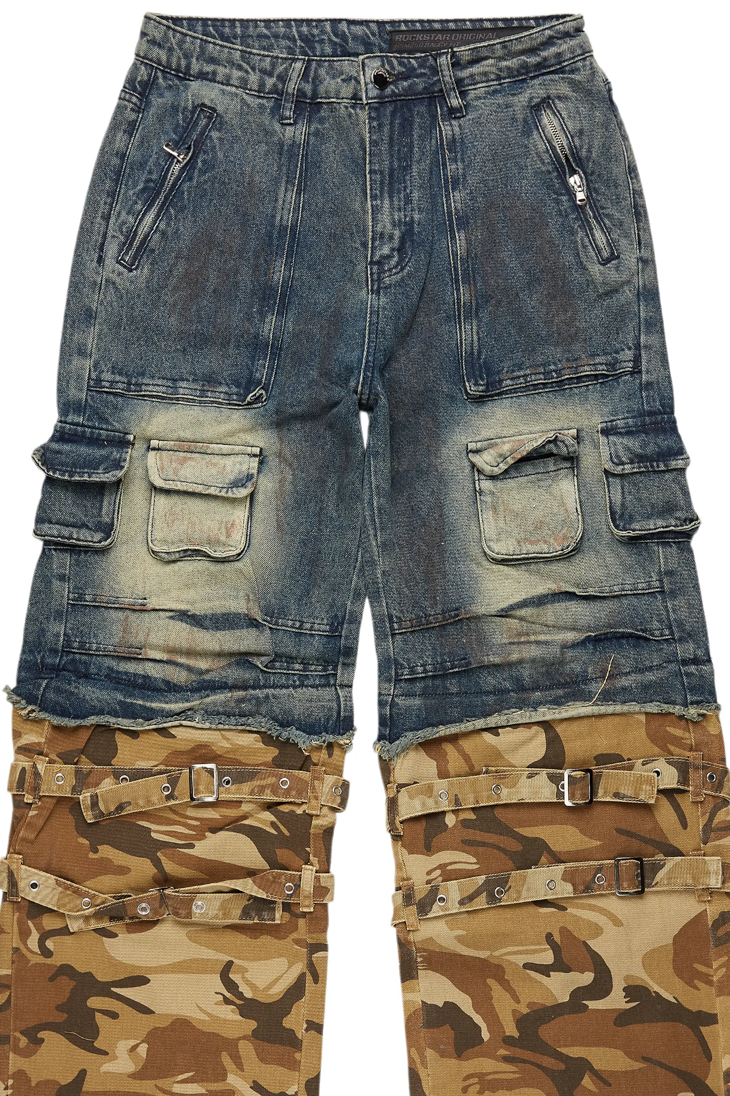 Exxus Dark Blue Baggy Fit Jean