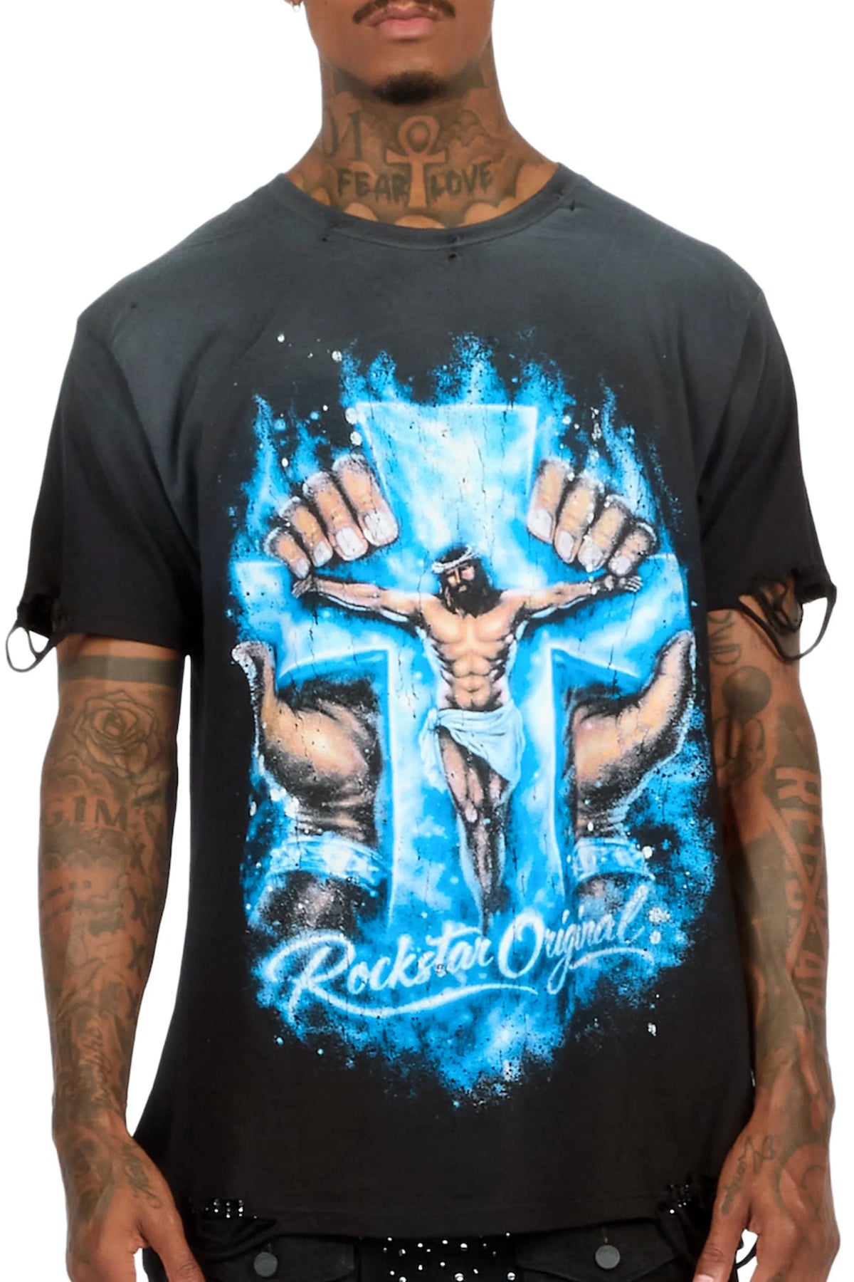 Cee Black Oversized Graphic T-Shirt