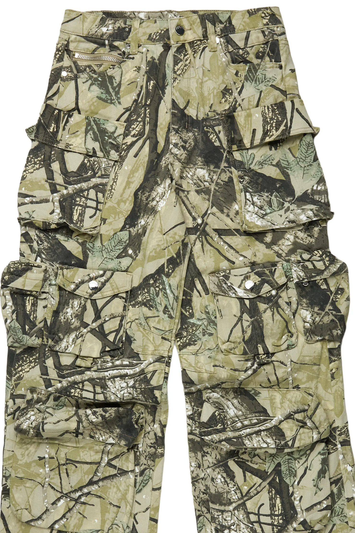 Mahesh Tree Camo Baggy Cargo Jean