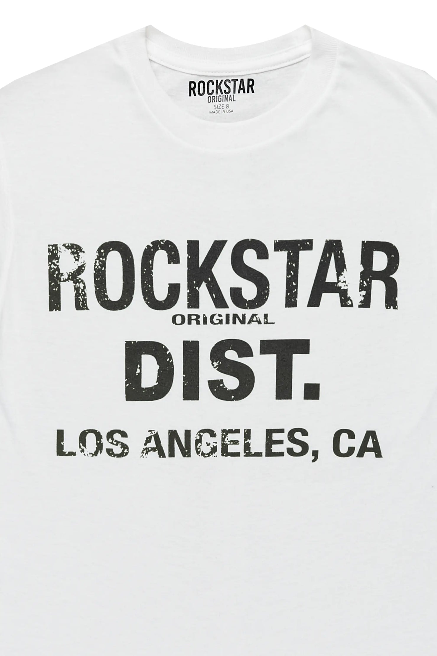 Boys Koen White/Black Graphic T-Shirt