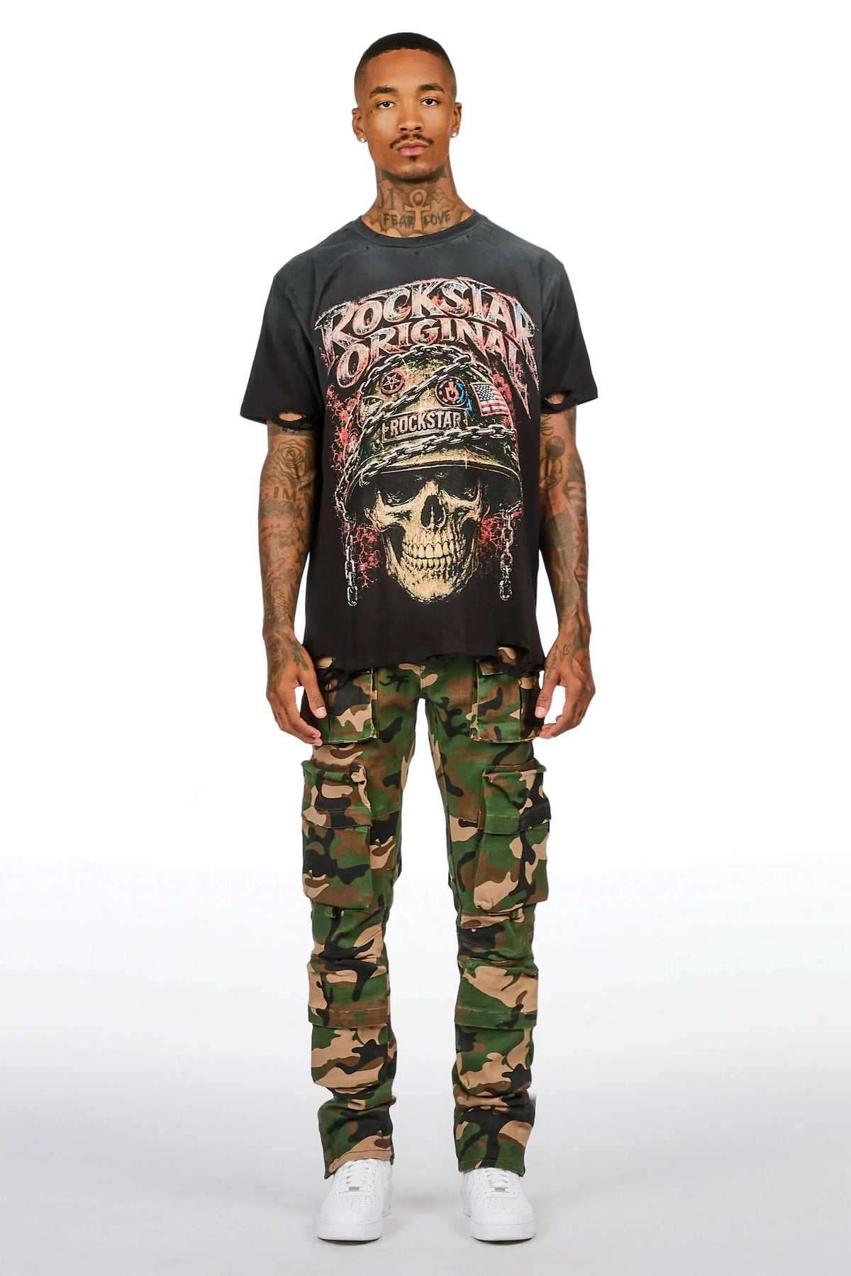 Shepard Camo Cargo Skinny Fit Jean