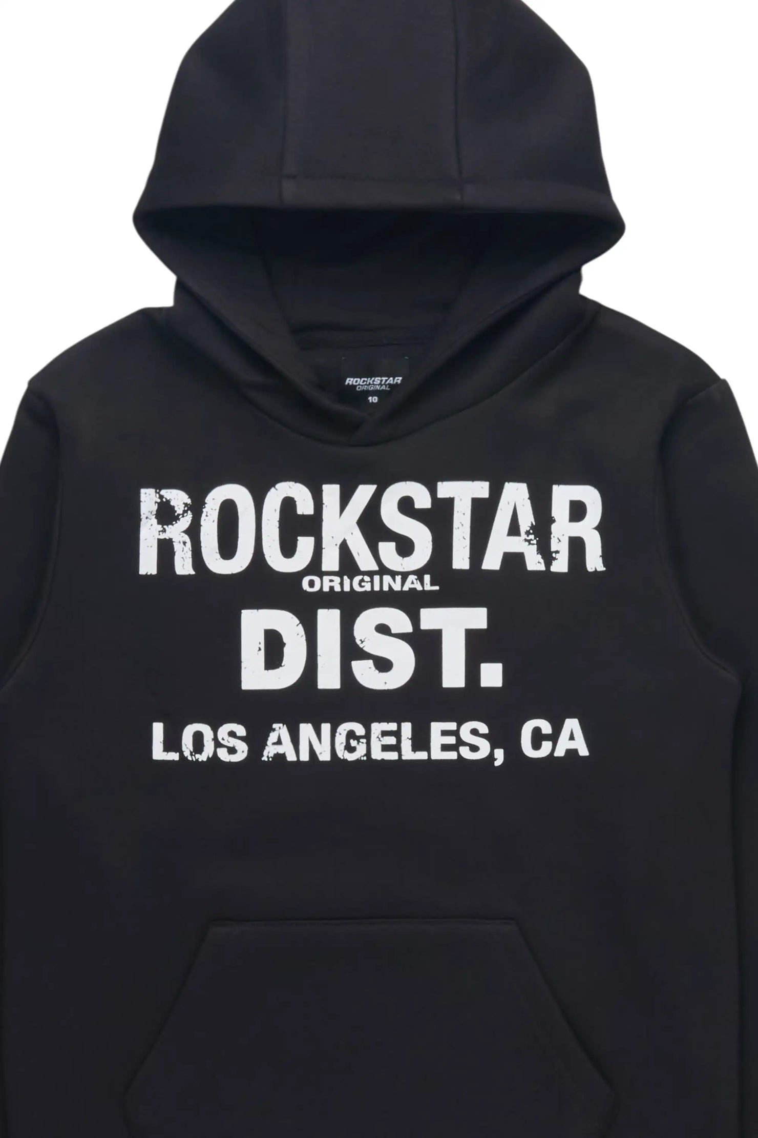Boys Lake Black/White Graphic Hoodie
