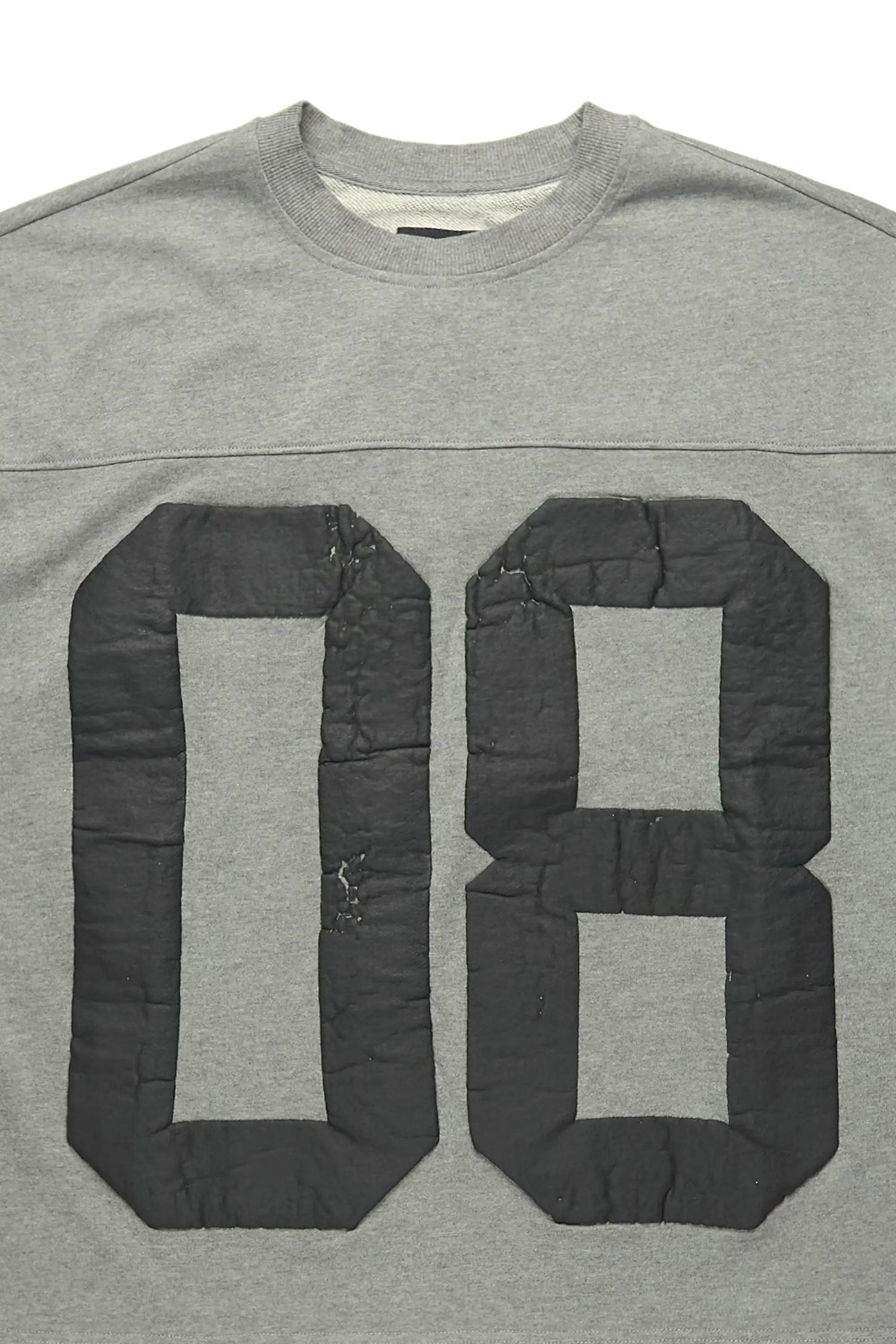 Outline Heather Grey French Terry T-Shirt