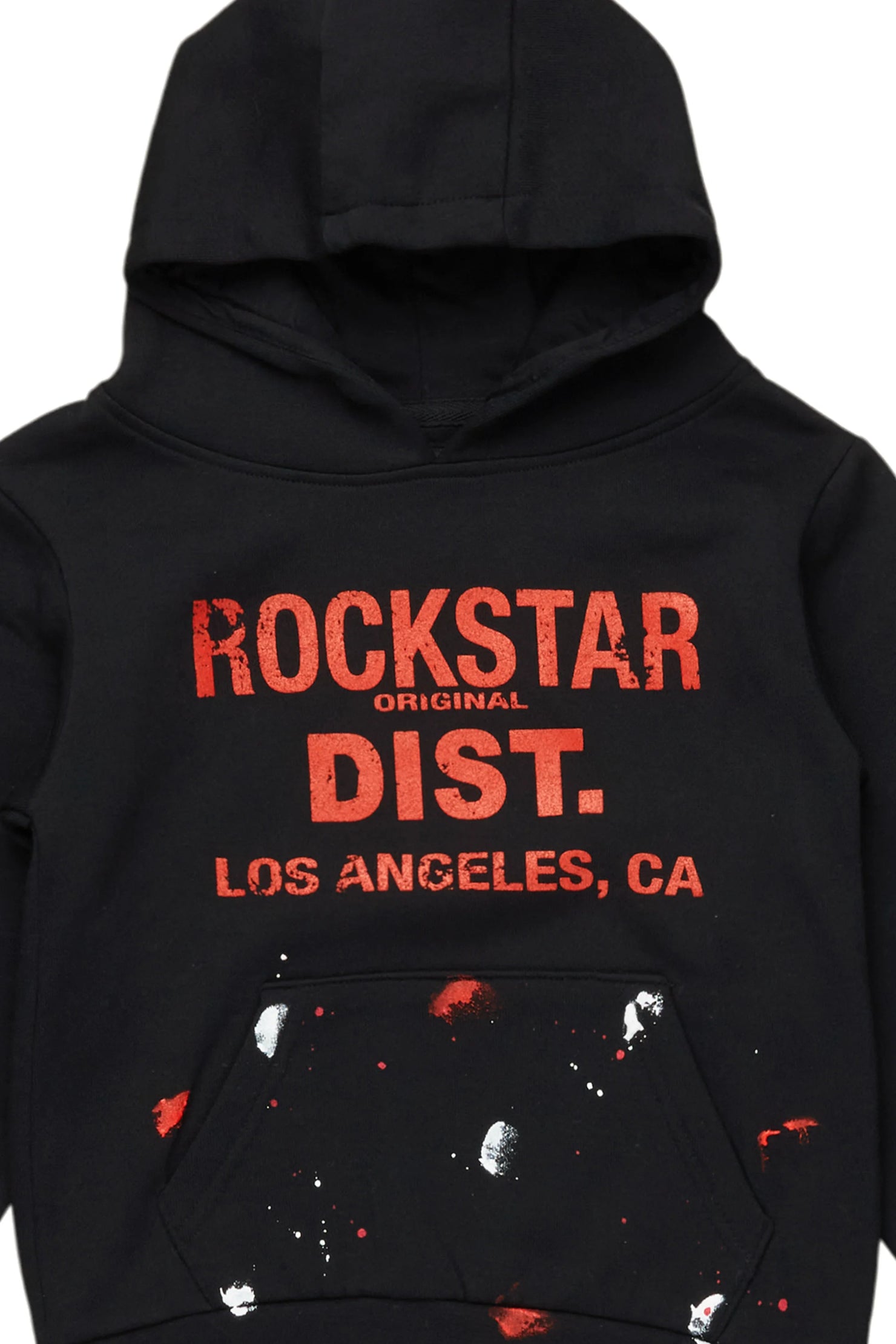 Boys Scottie Black Graphic Hoodie