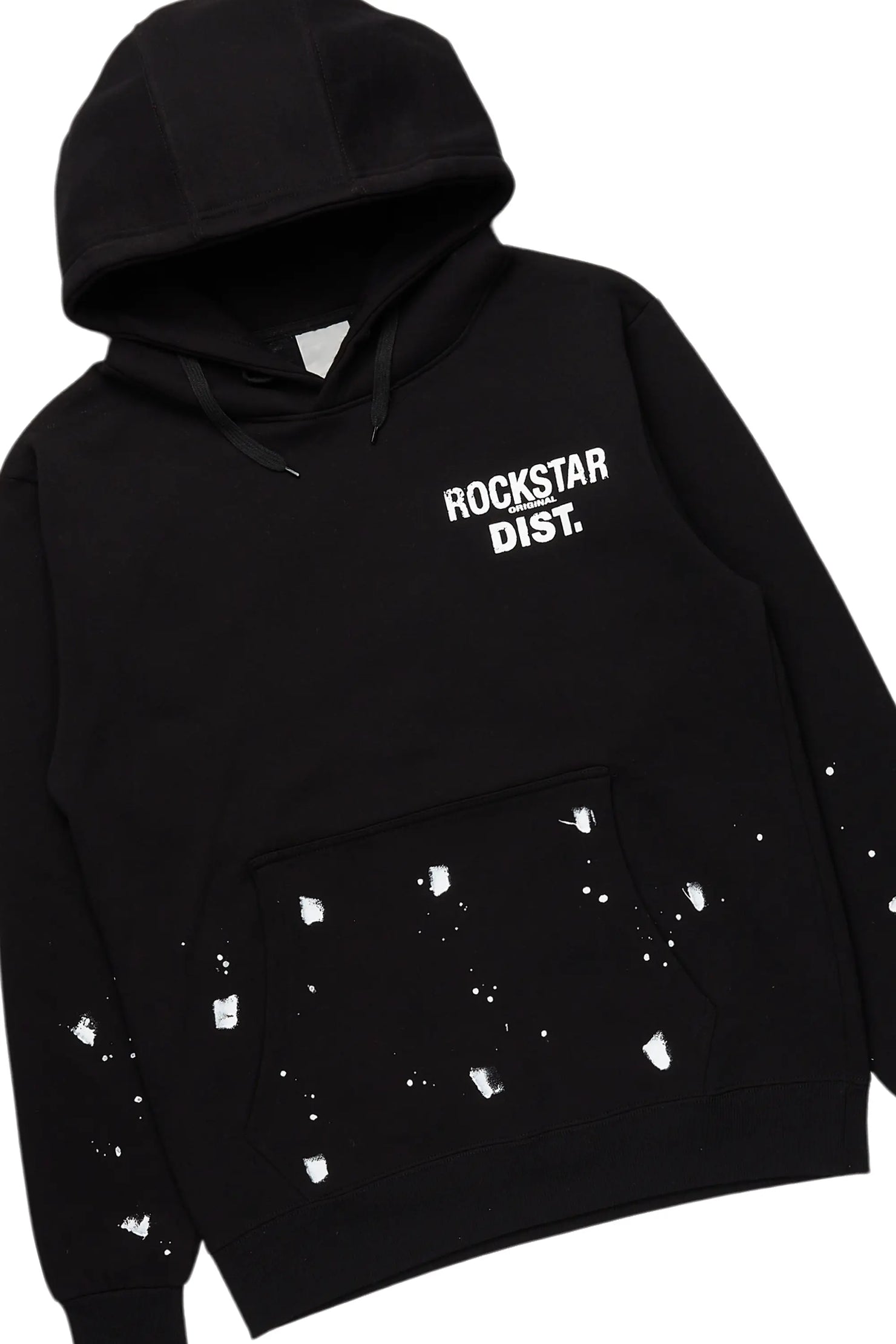 Raffer Black Hoodie/Cargo Sweat Pant Set