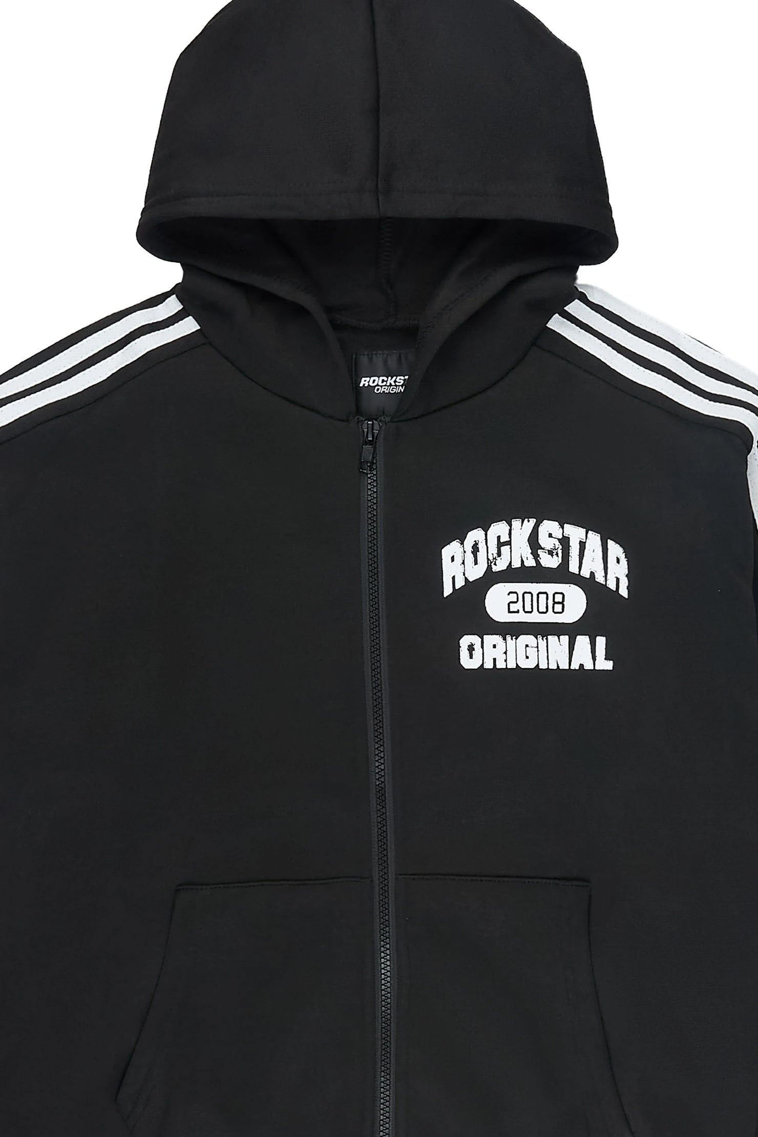 Girls Tyllaia Black Zip Up Hoodie