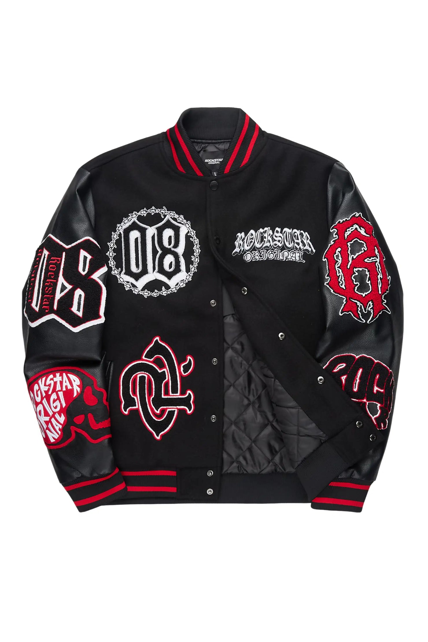 Syndicate Black Varsity Jacket