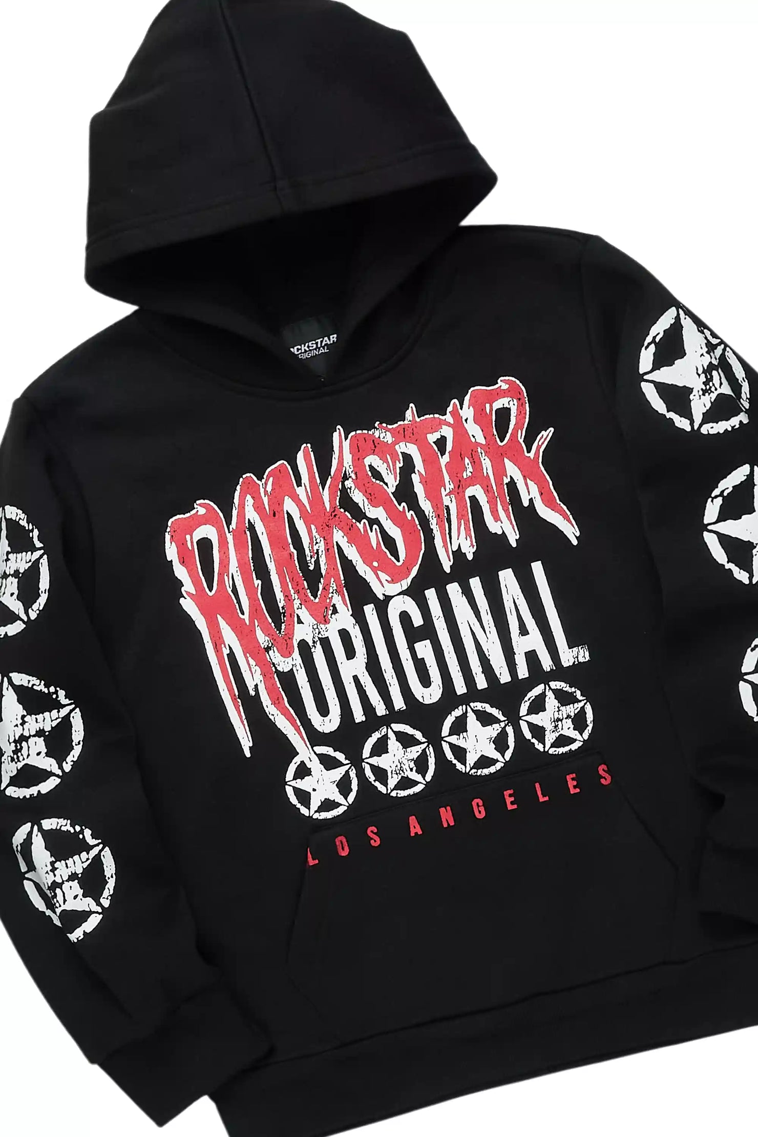 Boys Wizzurd Black/Red Stacked Track Set