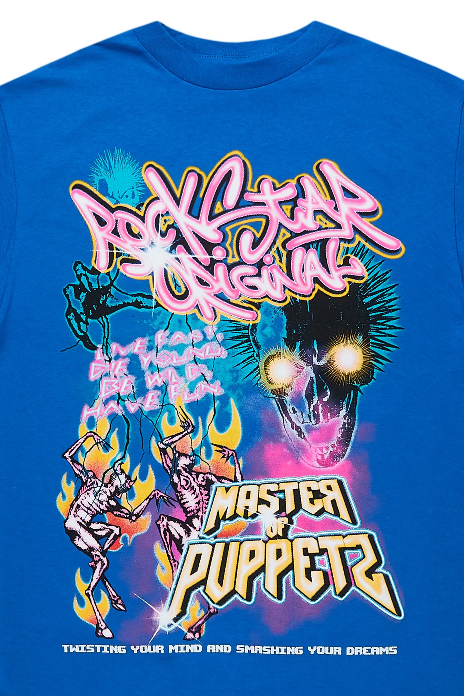 Niko Royal Blue Graphic T-Shirt