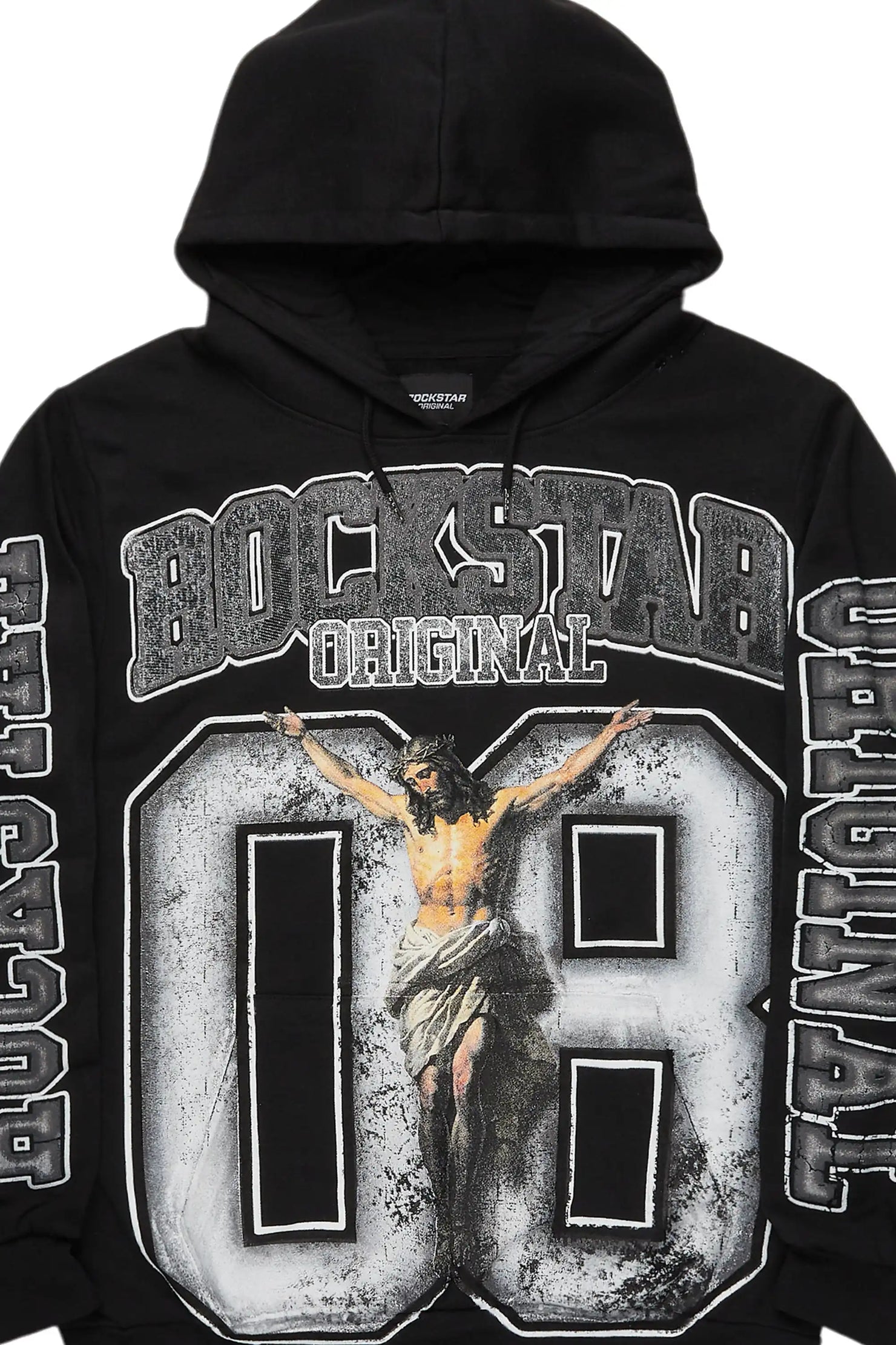 Fields Black/White Graphic Hoodie