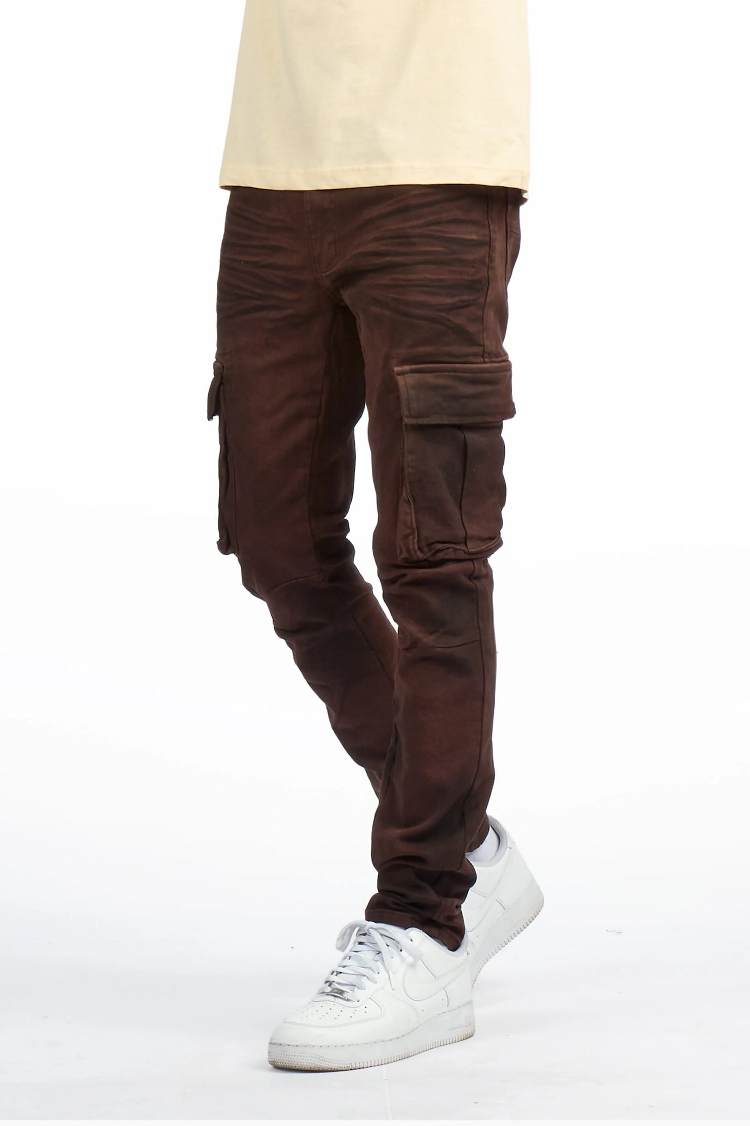 Cruz Dark Brown Slim Fit Jean